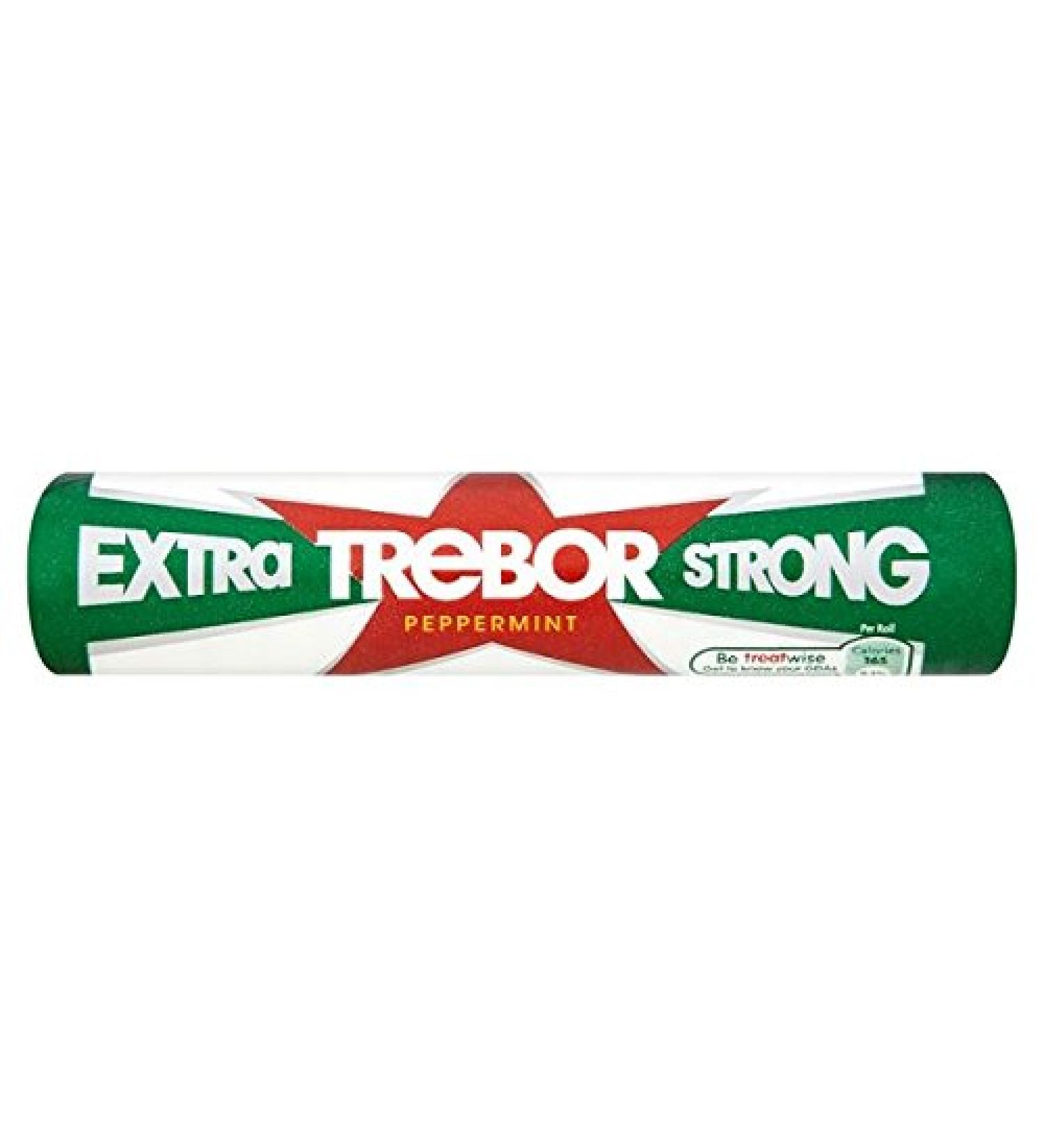 Trebor Extra Strong Peppermint Roll 40 x 45g Rolls