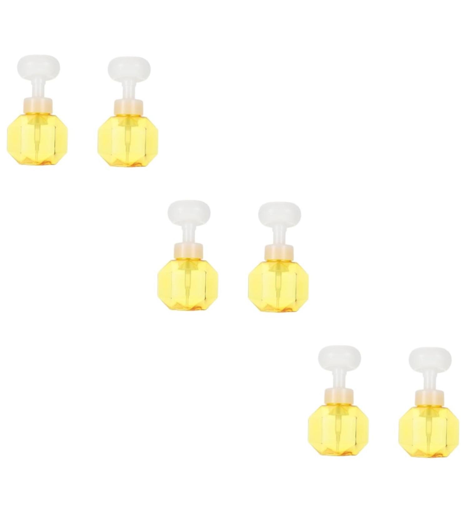 Fomiyes 6-Piece Flower Bubble Bottle Set | Travel Foam Pumping Pots for Home & Garden - Buy Online on GoSupps.com