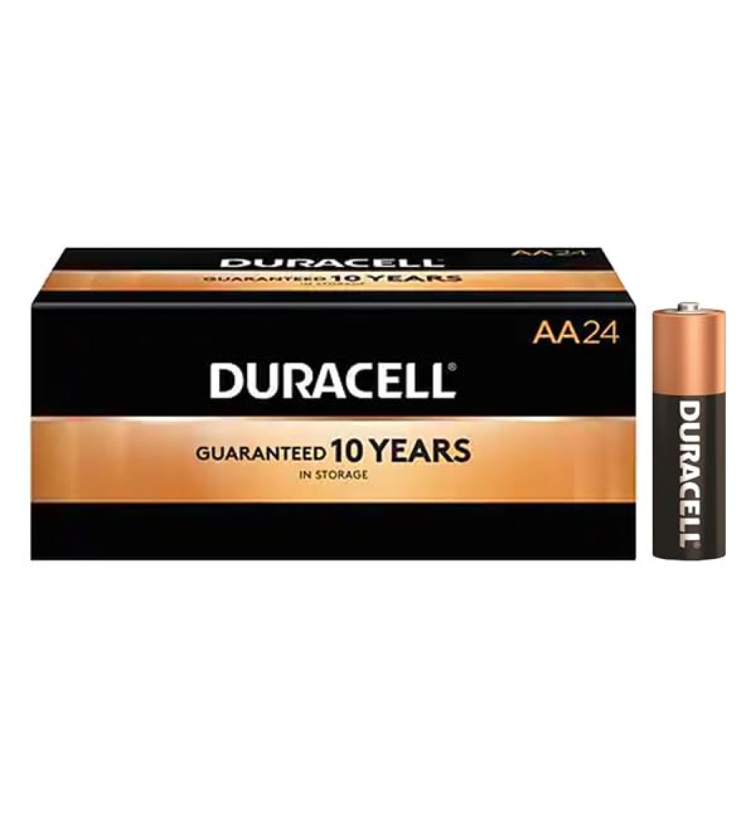 Duracell Alkaline AA 24 Batteries Coppertop MN1500