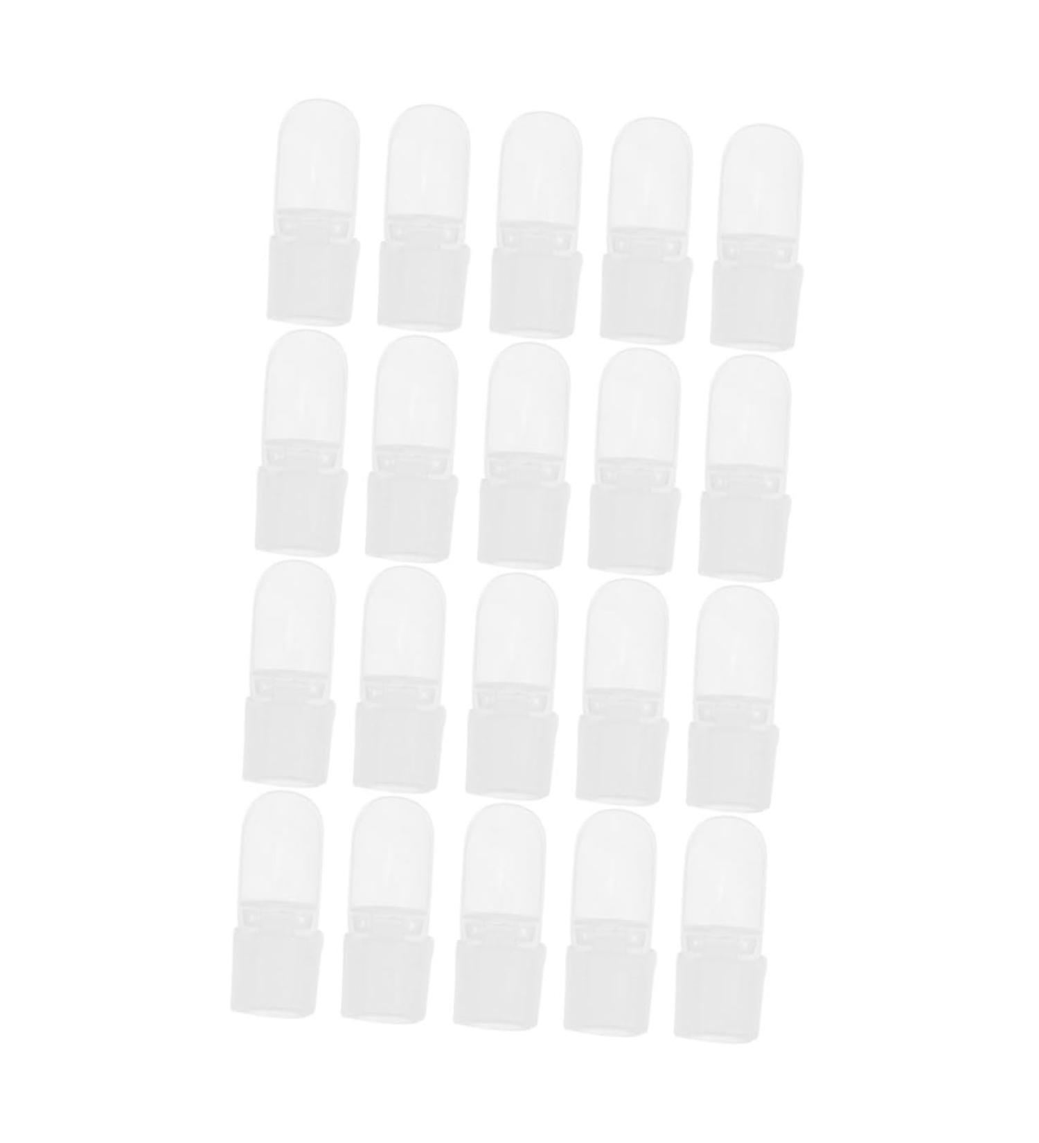 Ipetboom 30pcs Nail Case Nail Paint Protector Nail Varnish Protector Nail Polish Varnish Tip Nail Varnish Shield Polish Shield Protector Polish Varnish Cover White Manicure Supplies Plastic - Buy Online on GoSupps.com
