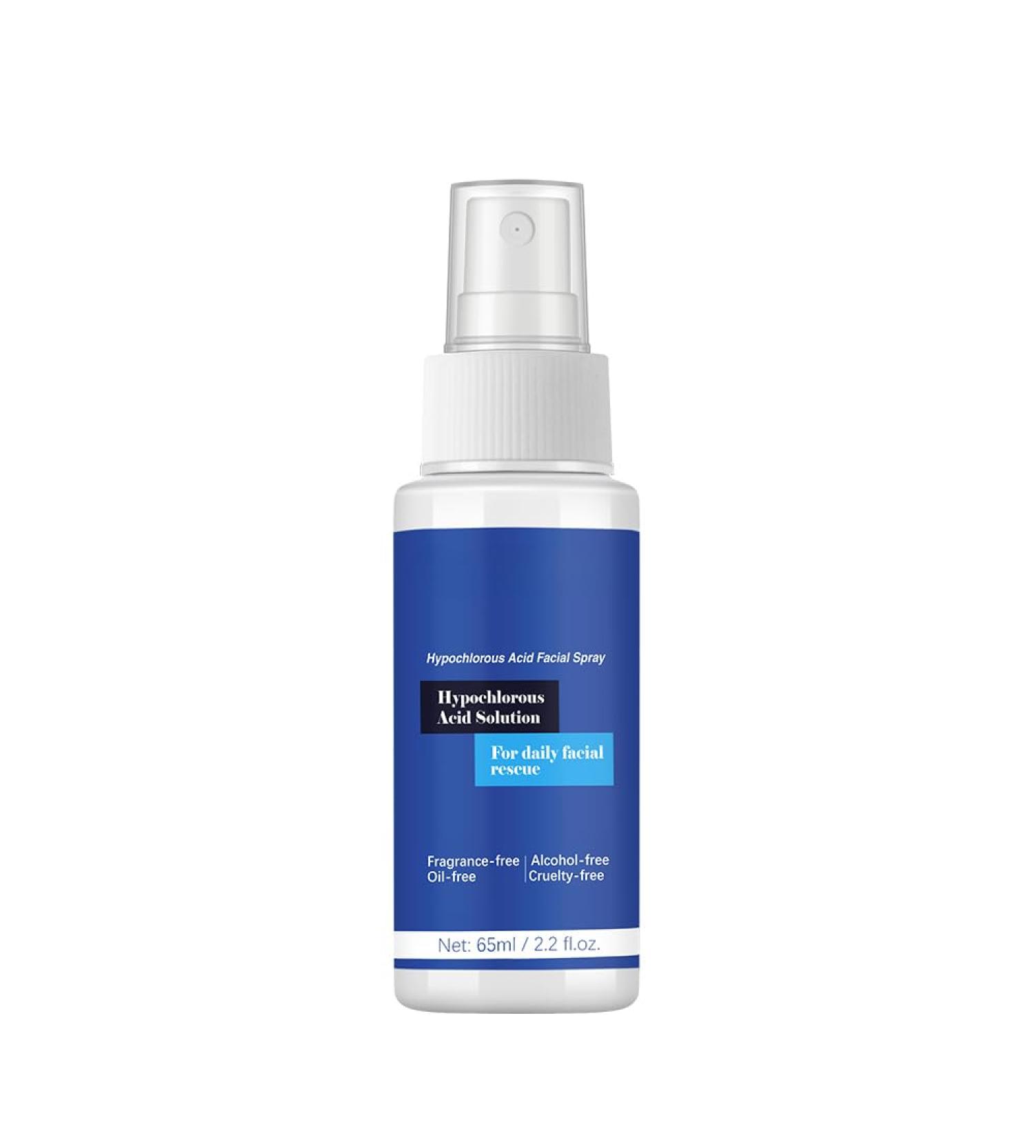Facial First Aid Hypochlorous Acid Spray 2.2 fl oz - A quick-acting skin soothing agent that reduces redness and irritation and relieves acne. Gentle and skin-friendly zero additives all natural - Buy Online on GoSupps.com