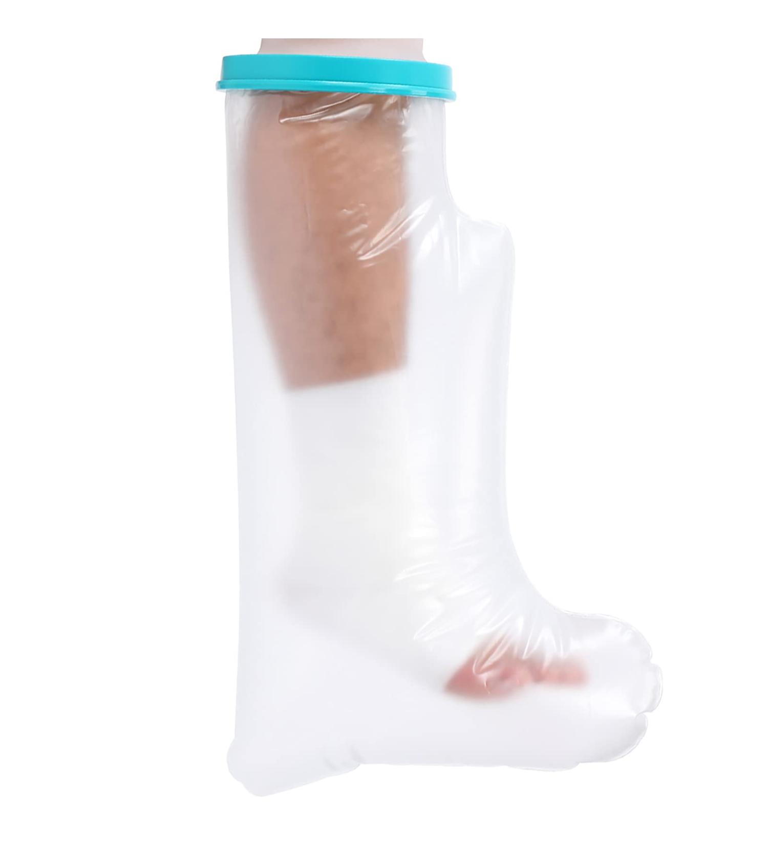 60cm Waterproof Plaster Protection - Leg Shower Guard for Foot & Shower Safety | Durable Waterproof Leg Protectors - Buy Online on GoSupps.com