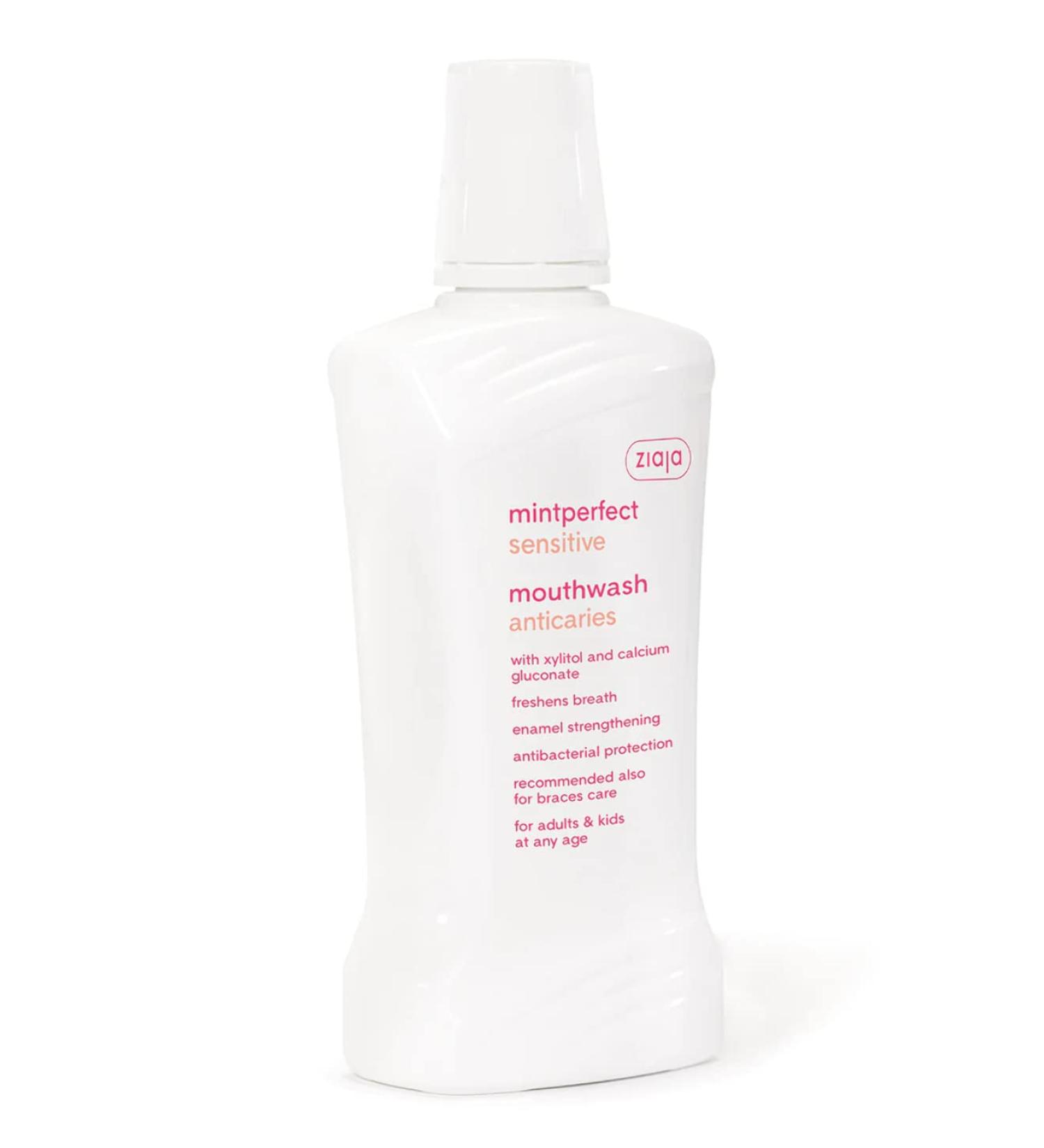 Ziaja Mintperfekt mouthwash for sensitive teeth 500 ml