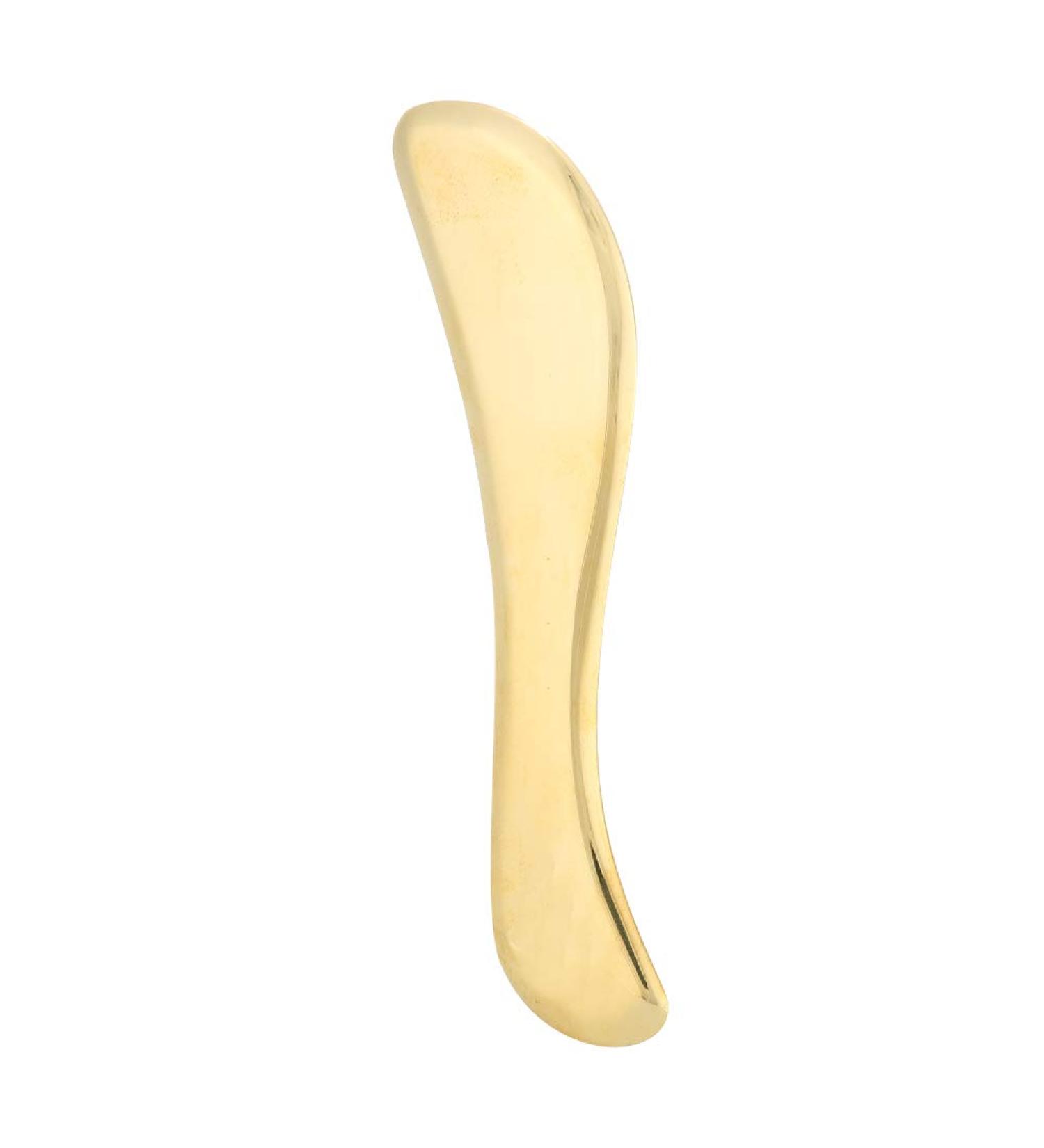 Verdant Touch Shabbrett Brass Gua Sha Tool - 180mm Massage Device for Body & Neck Pain Relief - Buy Online on GoSupps.com
