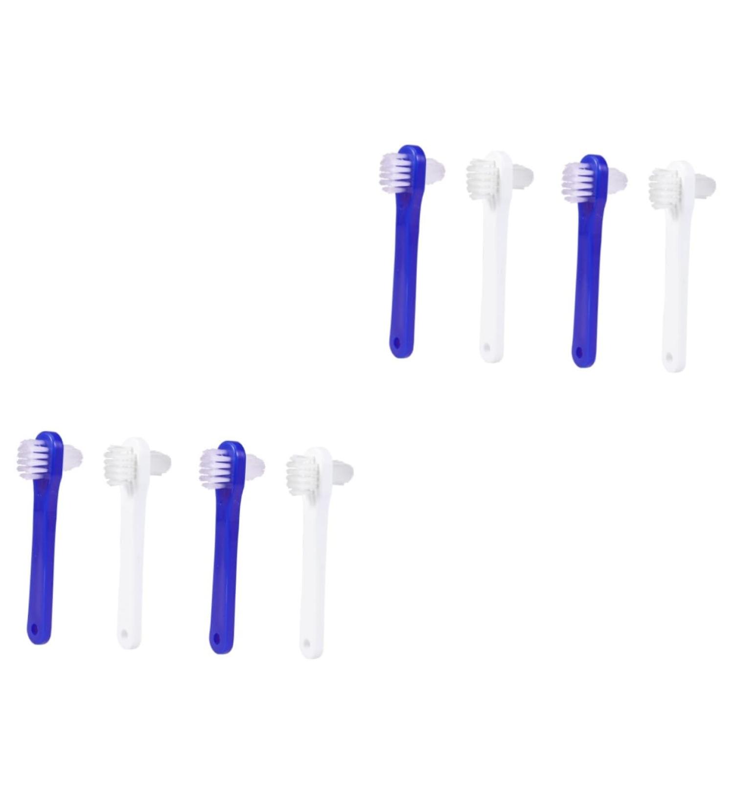ABOOFAN 8-Piece Denture Cleaning Brush Set - Effective Toothbrush Cleaners for Dentures | International Shipping Available - Buy Online on GoSupps.com