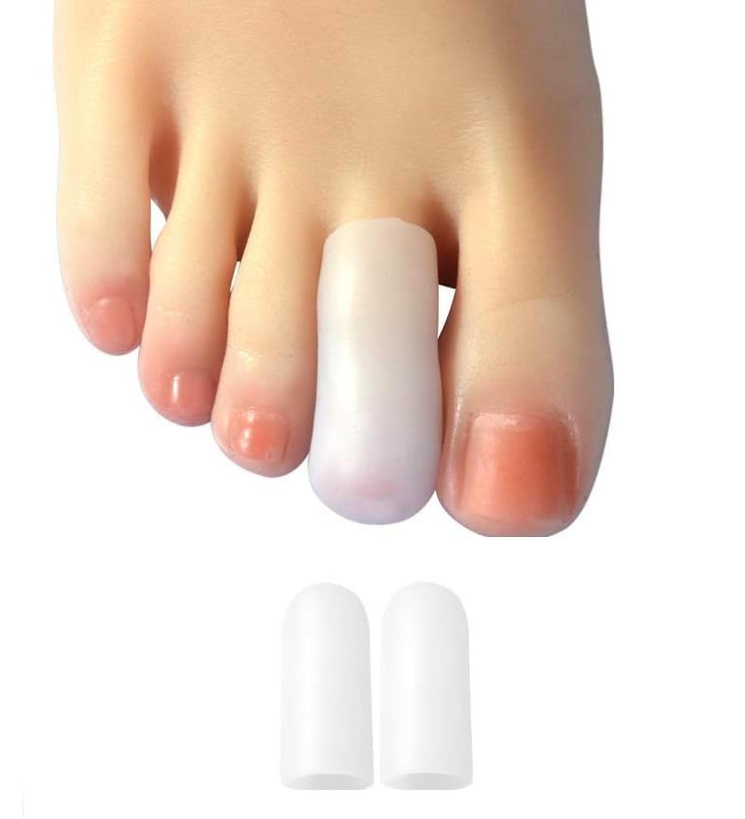 Mofun Digital Toe Caps x2 | Gel Toe Protection | Conditions & Softens | Protects Against Pressure & Friction (Small/Medium) Small/ Medium - Buy Online on GoSupps.com