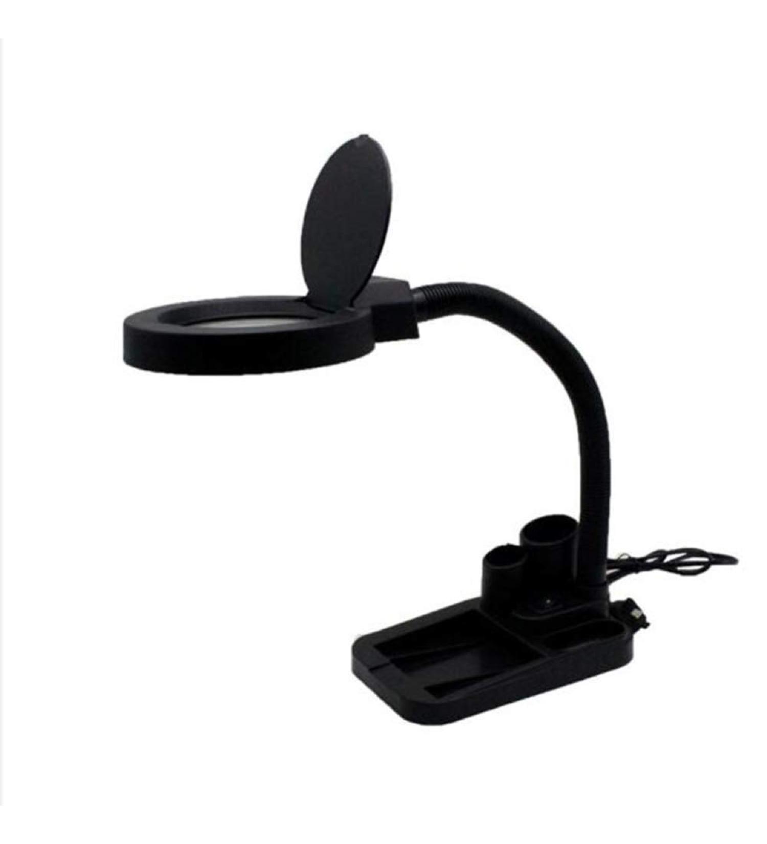 39LED 5X 10x Magnifying Glass Lamp: Daylight Bright Lighted Lens Utility Magnifier Light Height Adjustable Gooseneck for Desk Table Task Craft Jewelry Sewing Wor - Buy Online on GoSupps.com