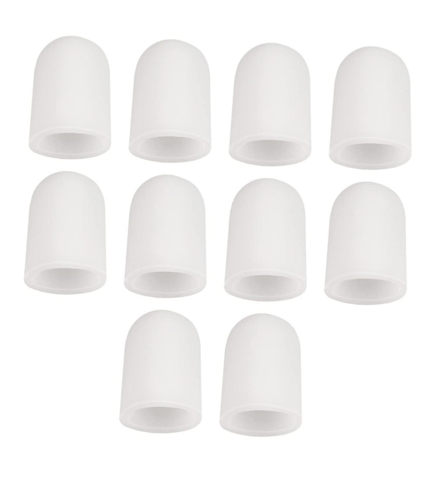 FRCOLOR 5 Pairs Finger Protector Pads - Durable Finger Covers & Toe Sleeves for Guitar - Gel Cushion & Corn Protection - Elastic White - Buy Online on GoSupps.com