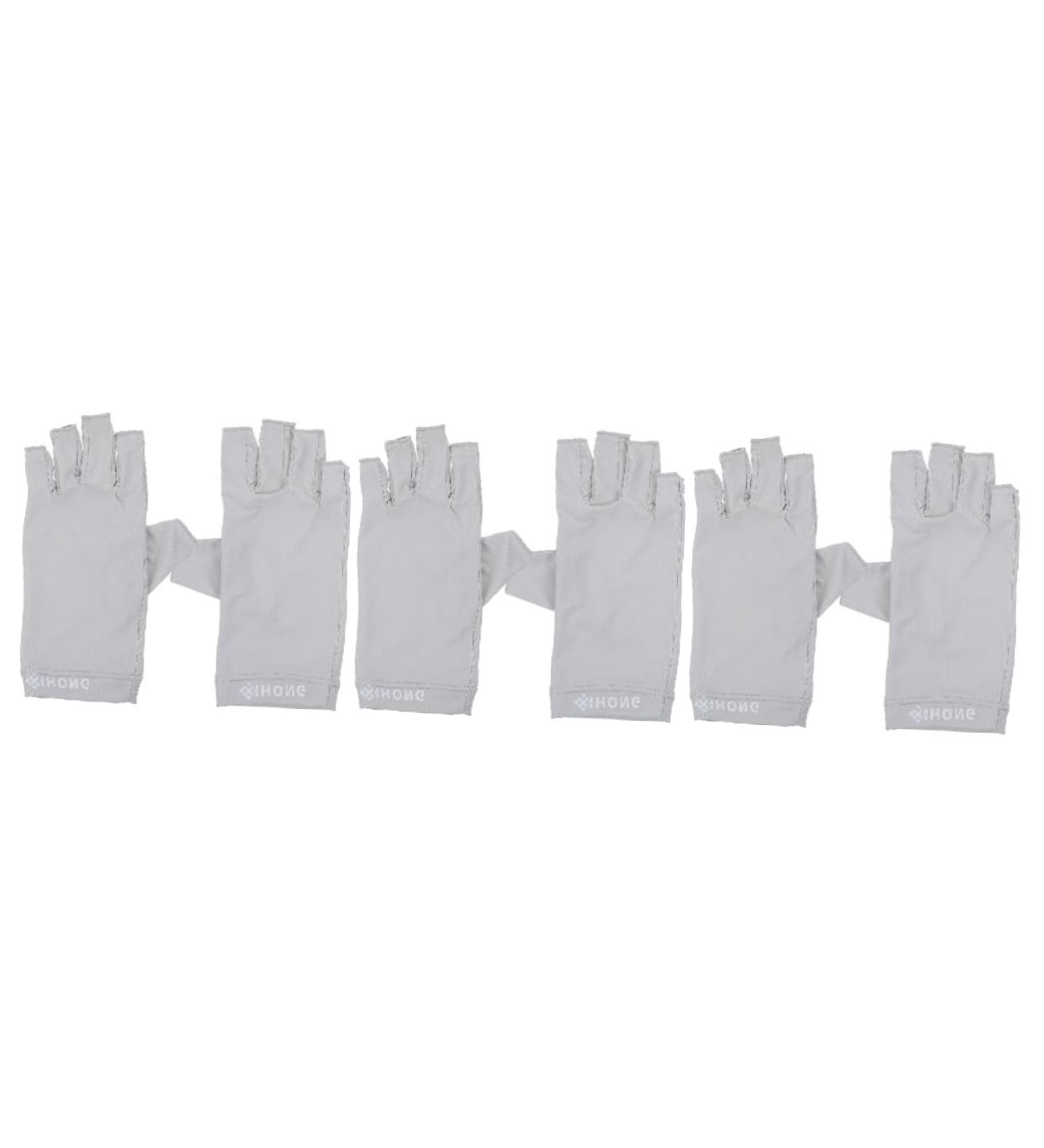 Beaupretty 3 Pairs Uv Gloves Womens Gloves Uv Nail Gloves Uv Protective Gloves Sun Protective Gloves Gel Nail Gloves Outdoor Hiking Gloves Gel for Nails Fabric Cool Gloves Women's Manicure - Buy Online on GoSupps.com