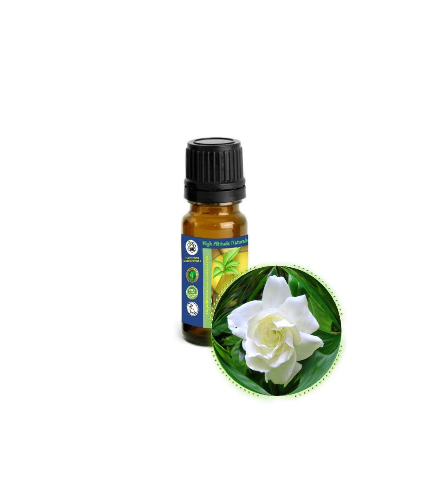 Gardenia Essential Oil Absolute (Gardenia Jasminoides) Pure Uncut Undiluted Natural - 10ml (1/3oz)