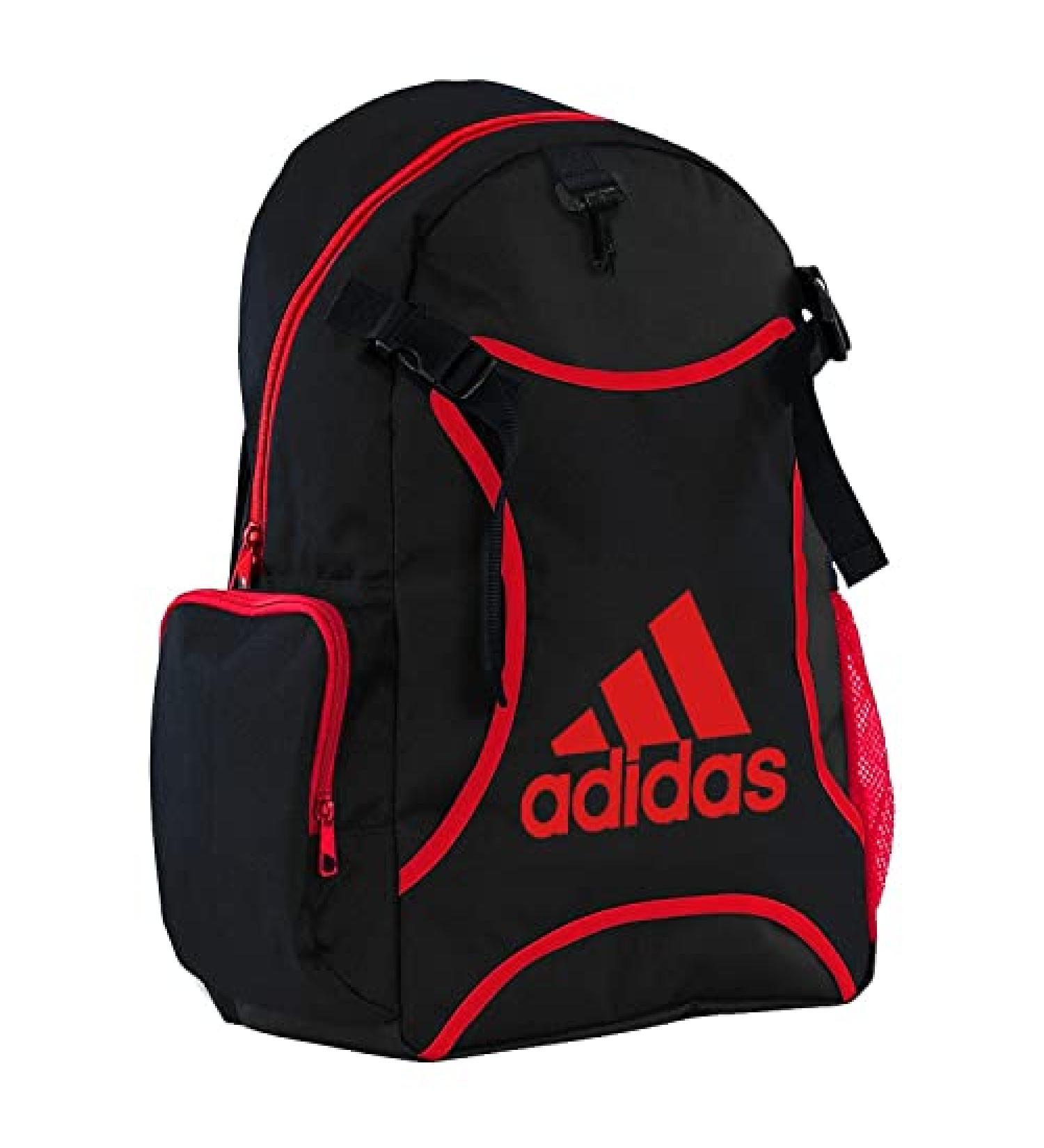 adidas Taekwondo Sparring Backpack - Black/Red - Buy Online on GoSupps.com