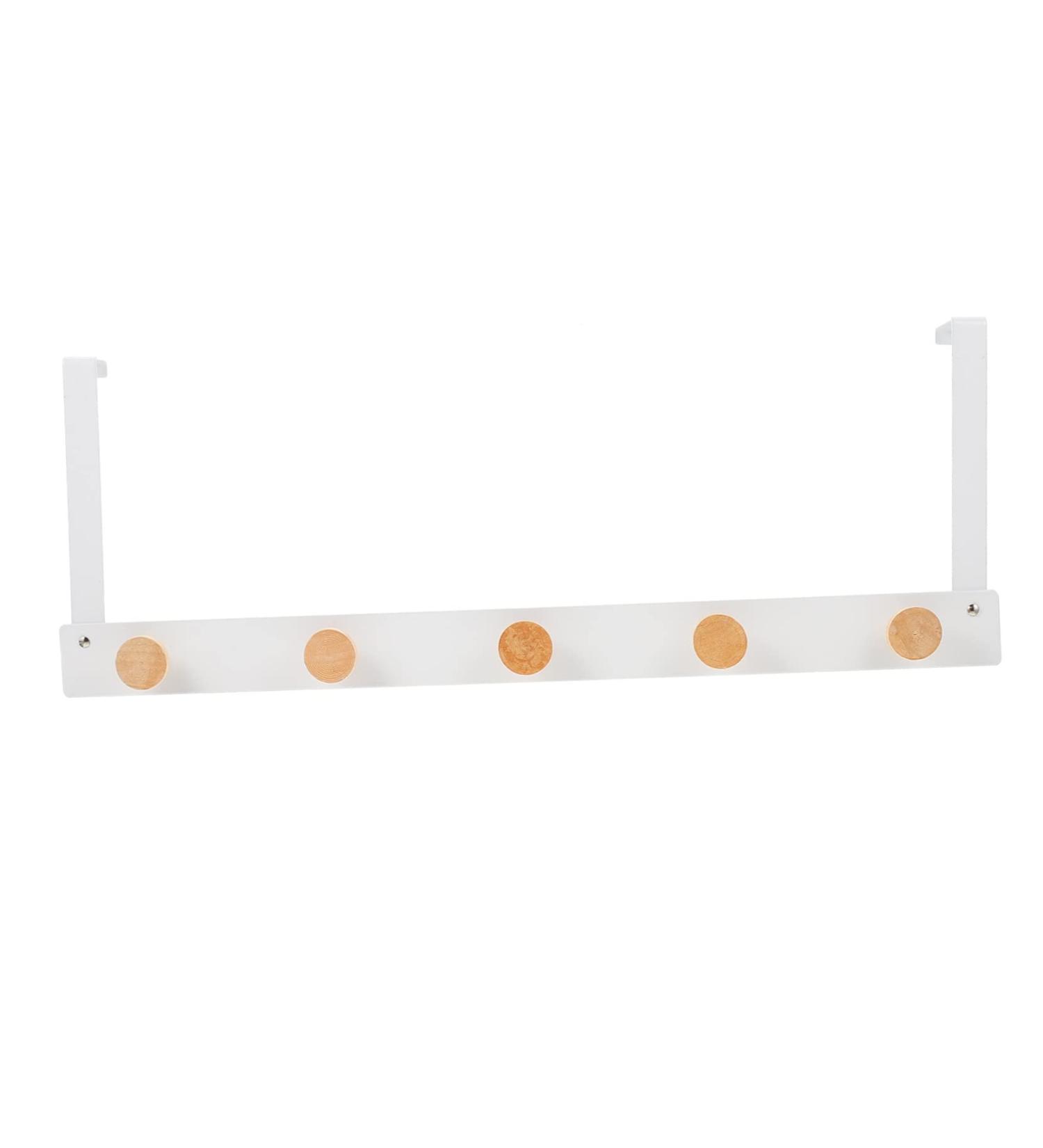RORPOIR Door Hook Outdoor Towel Rack Towel Hanger Back Door Hanger Nordic Coat Hook Door Back Hook Nail 50X8cm White - Buy Online on GoSupps.com