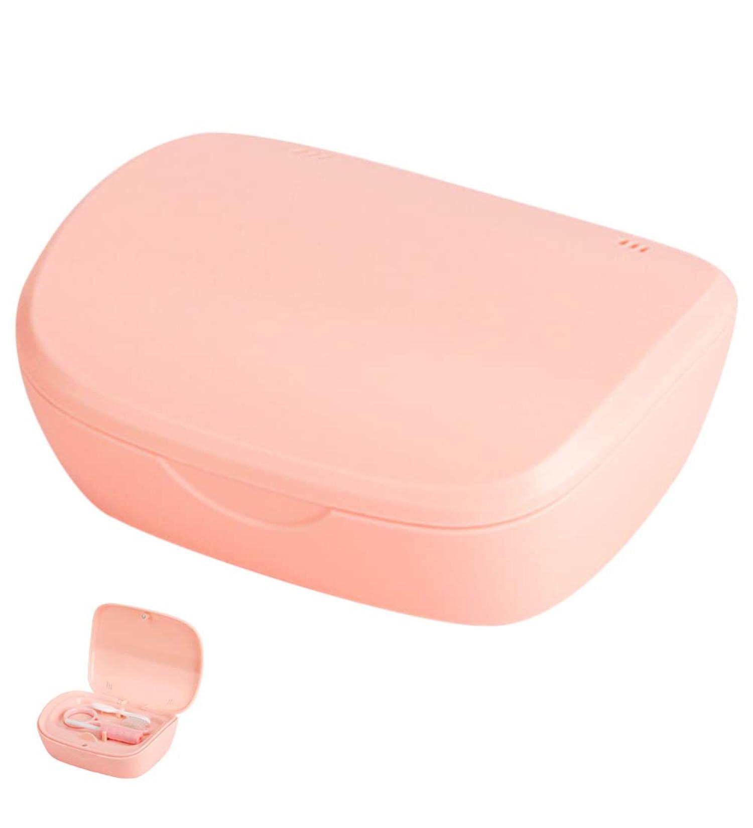 Beavorty Denture Case with Brush & Aligner Remover Tool - Denture Bath Box for False Teeth - Travel-friendly Orthodontic Retainer Holder - Buy Online on GoSupps.com