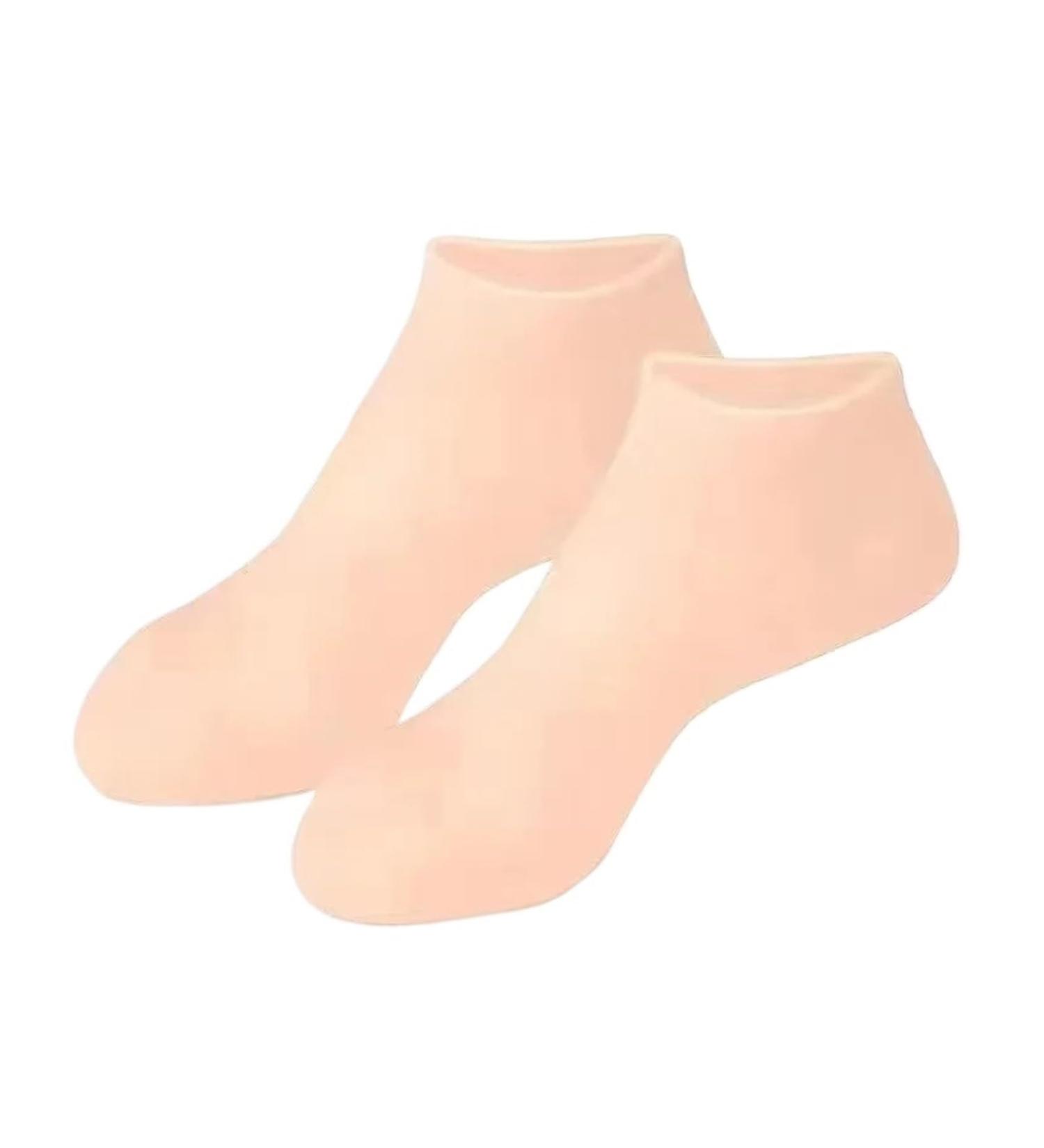 1pair Silicone Foot Care Socks Anti Cracking Moisturizing Gel Socks Cracked Dead Skin Protector Pedicure Tools (Color : Skin Size : A) A Skin - Buy Online on GoSupps.com