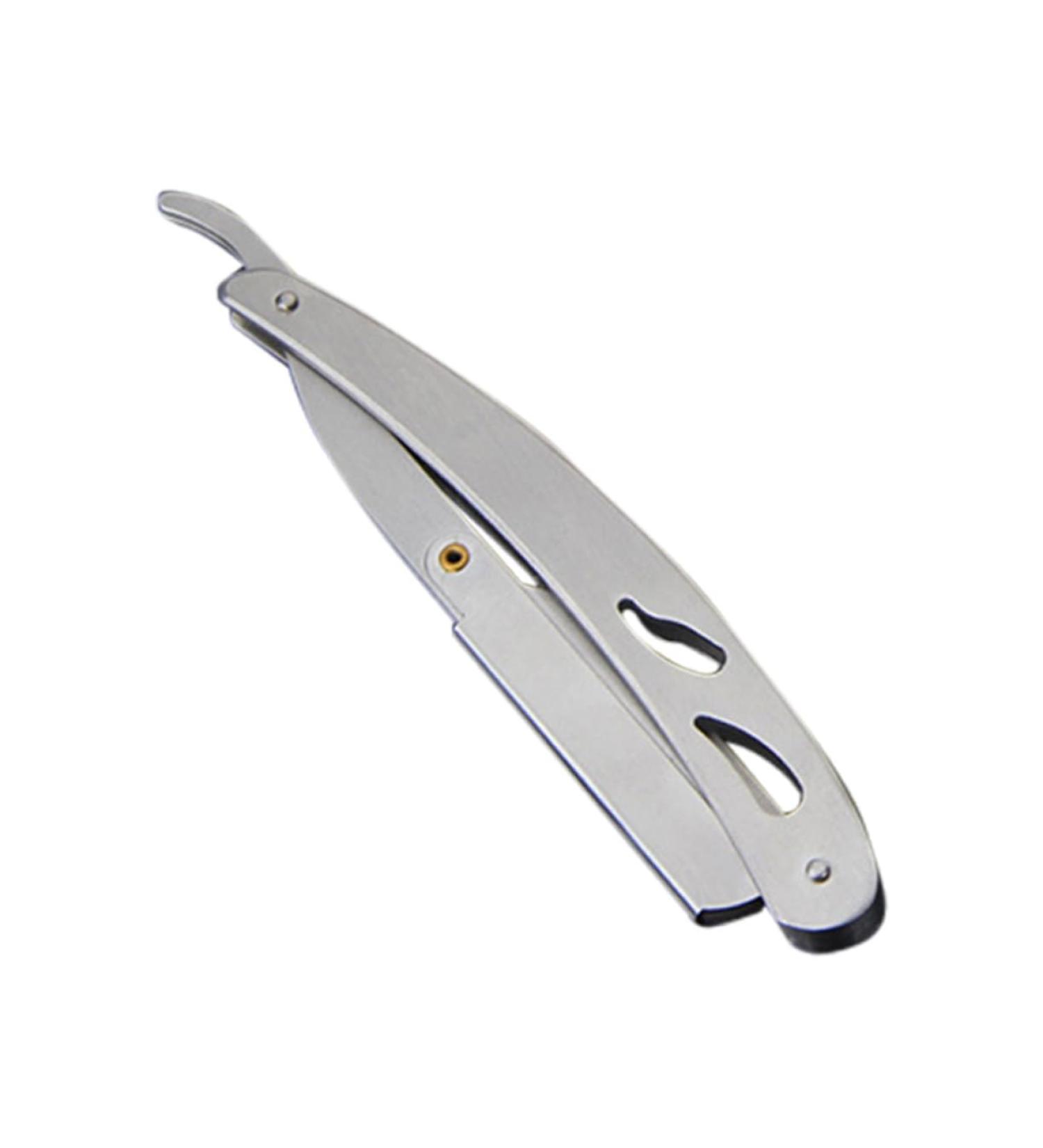 Minkissy Stainless Steel Vintage Razor for Men - Durable Inoxlm Tool with Holder - Buy Online on GoSupps.com