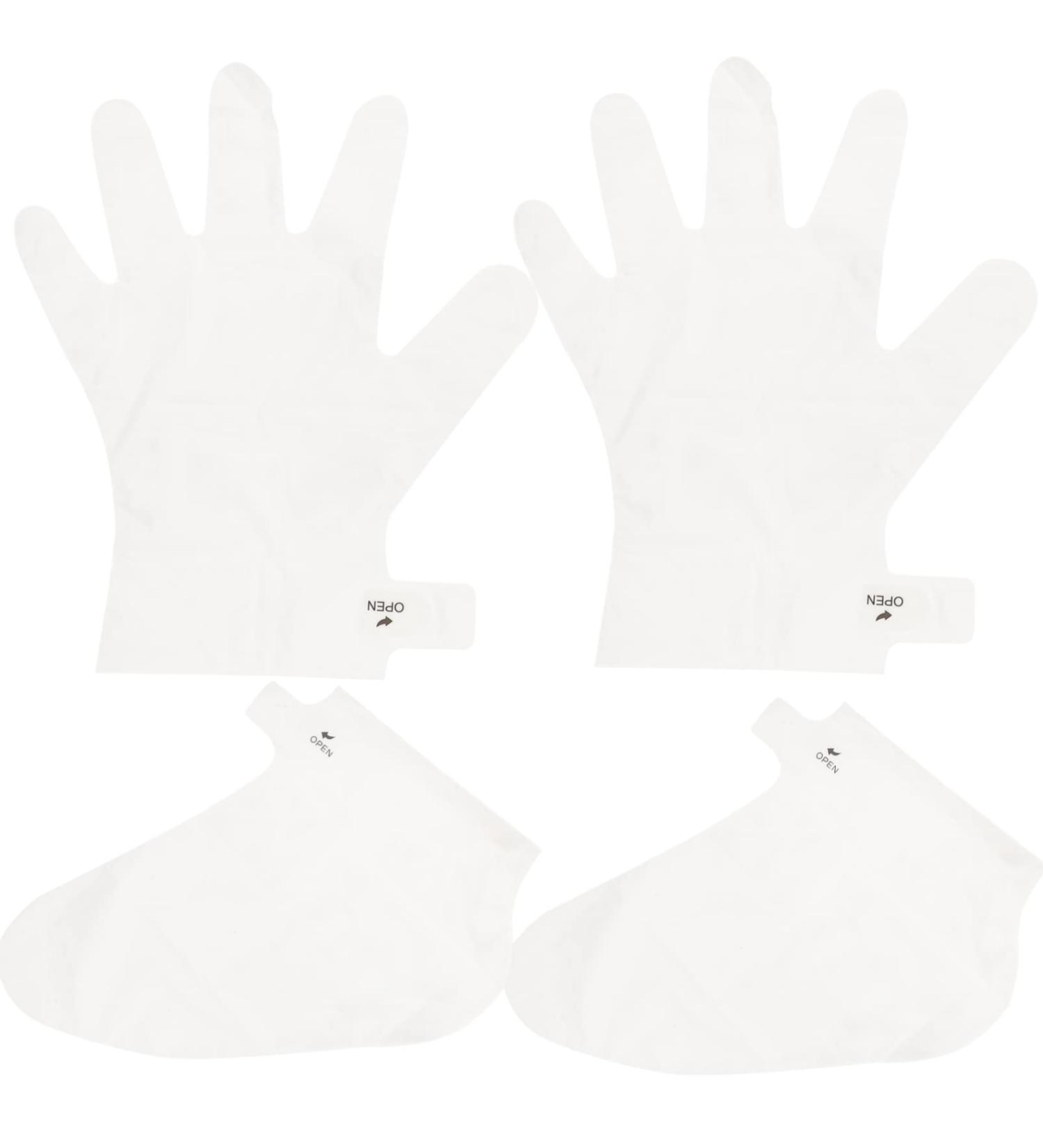 FRCOLOR 2pi ces Lot De Masques Pour Mains Et Exfoliants Et Hydratants Pour Spa Enlever Cuticules Blanchissants - Buy Online on GoSupps.com