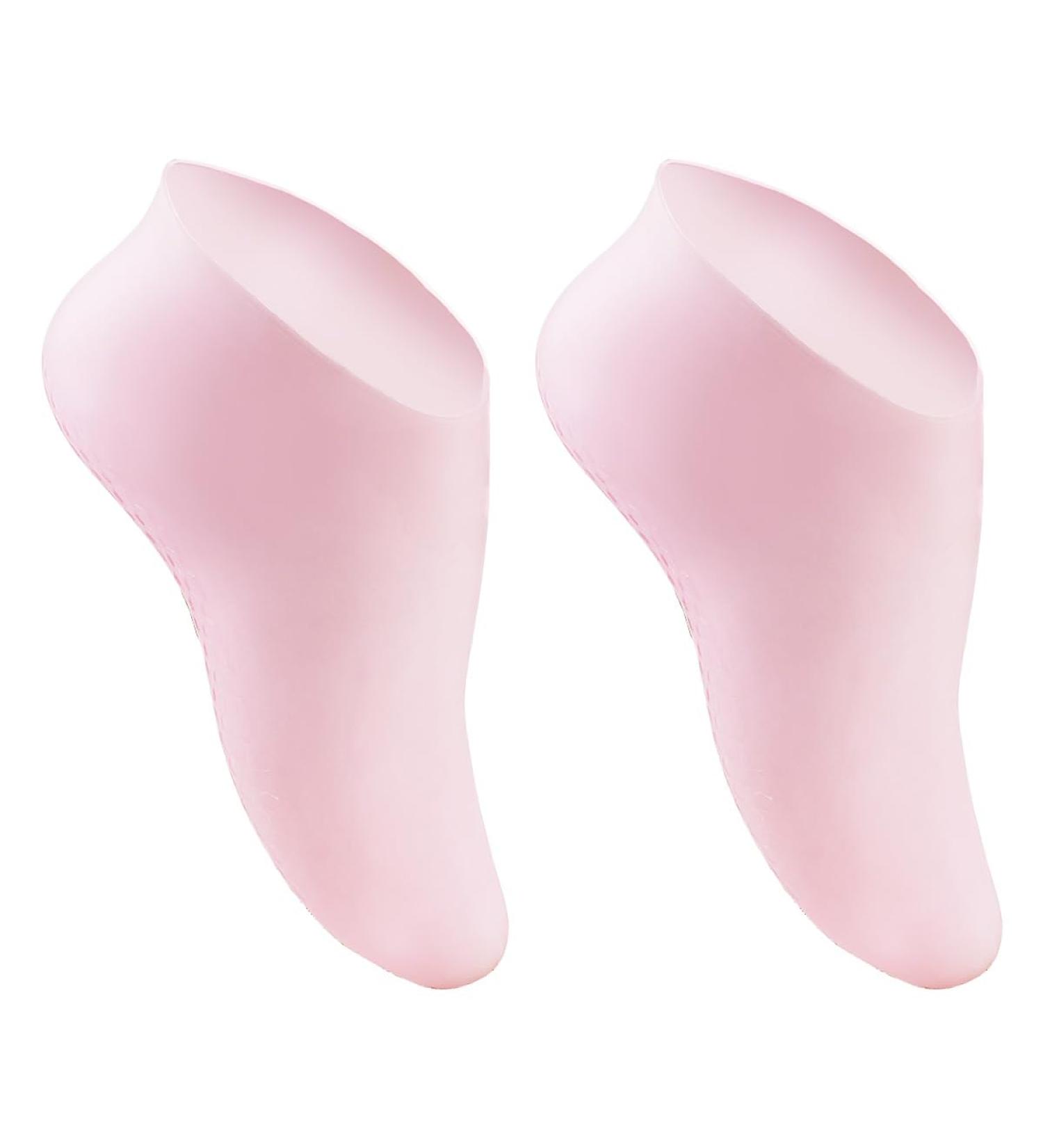 LNQ LUNIQI 1 Pair Silicone Socks Feet Moisturising Socks Callus Socks Anti Cracked Feet Gel Socks Moisturising for Callus Removal Spa Foot Care Foot Mask Pink - Buy Online on GoSupps.com