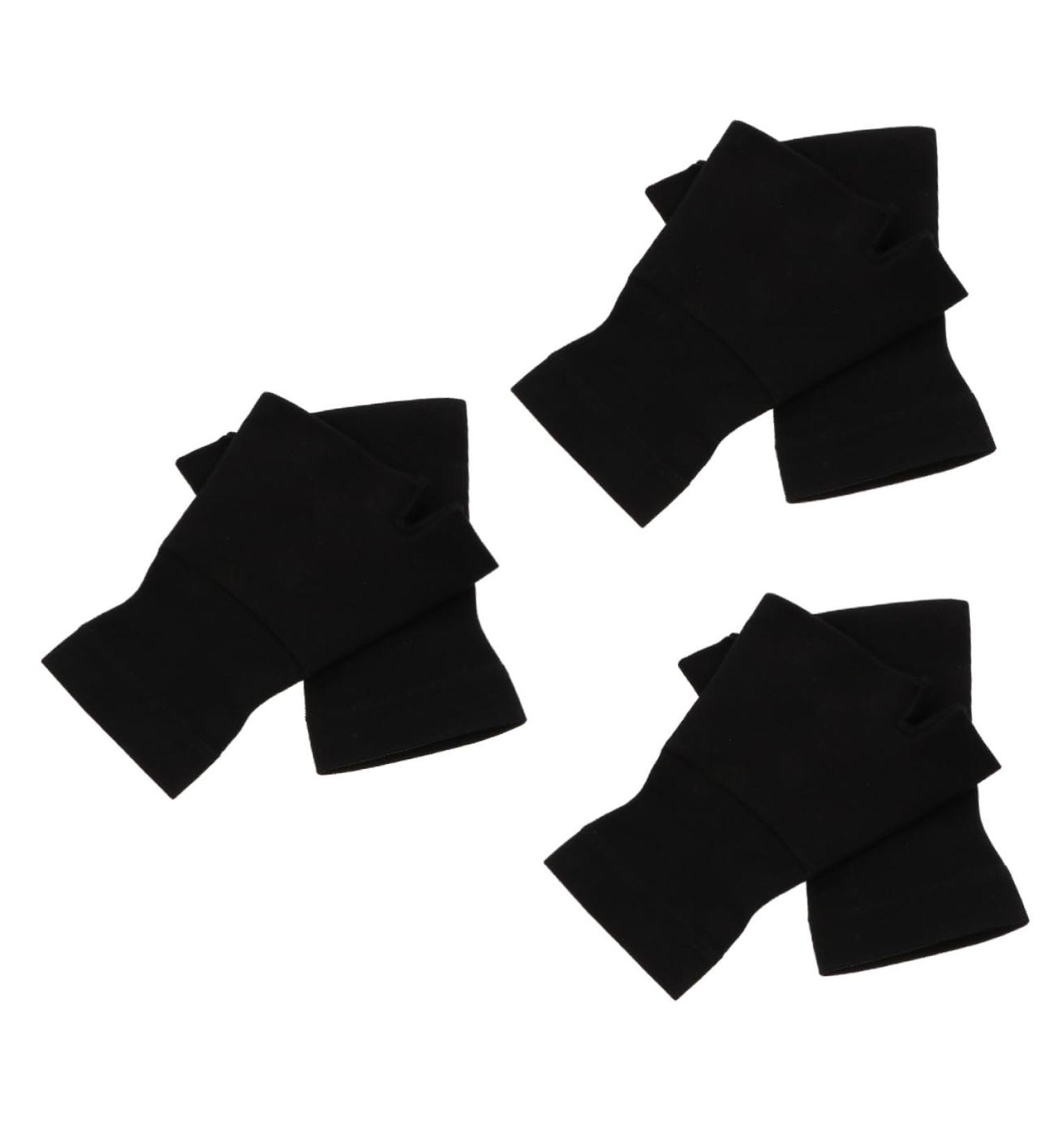 Mobestech Fingerless Wrist Gloves - Compression Support for Carpal Tunnel | 3 Pairs Women s Warm Gauntlets & Wrist Protectors - Buy Online on GoSupps.com