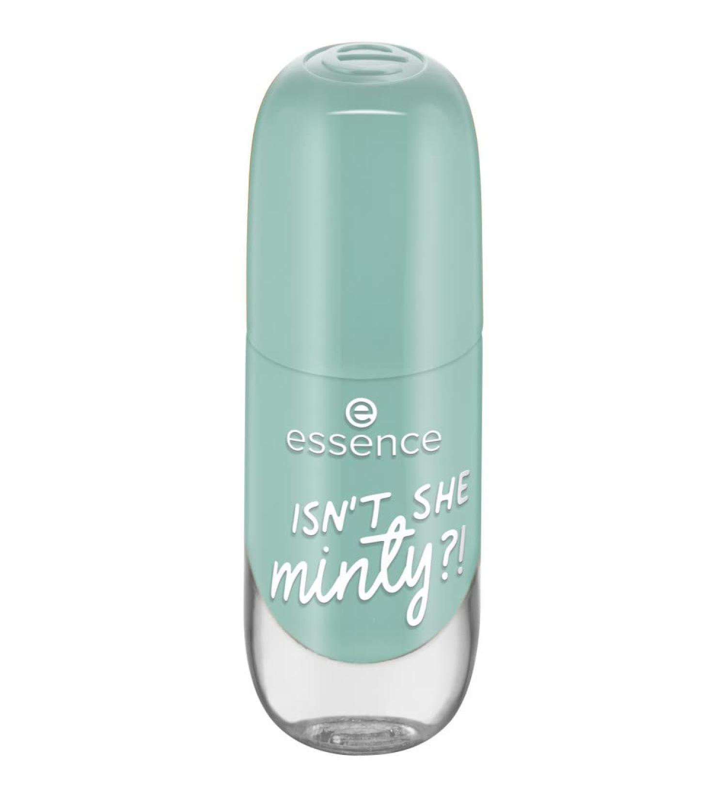 Essence Gel Nail Colour Gel Polish No. 40 ISN'T SHE minty Green Express Result Long-Lasting Colour-Intense Gely Shiny No Acetone Vegan Microplastic Particles Free (8 ml) - Buy Online on GoSupps.com