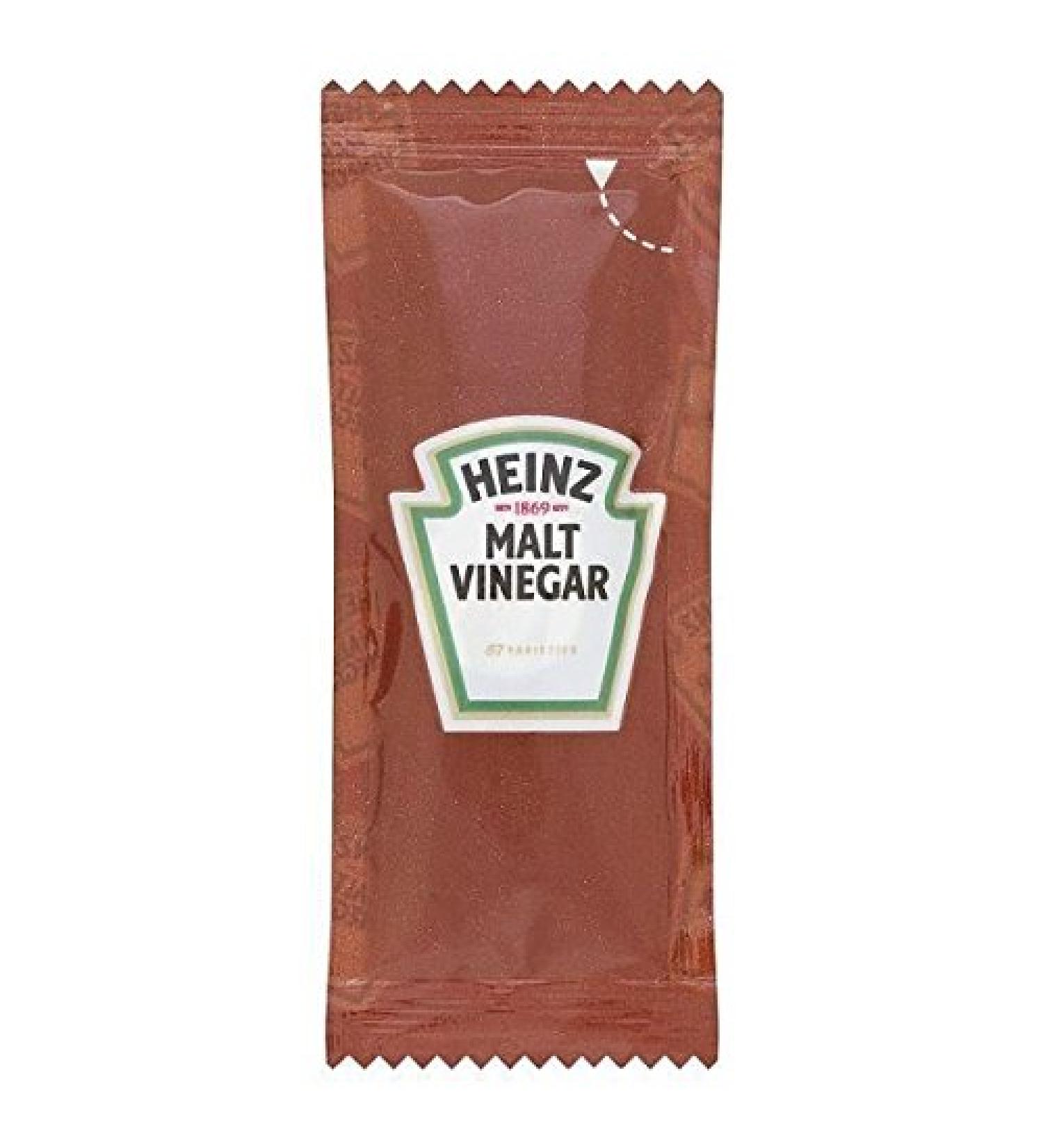 Heinz Pack of 25 individual bags for vinegar sauce Malt 5ml