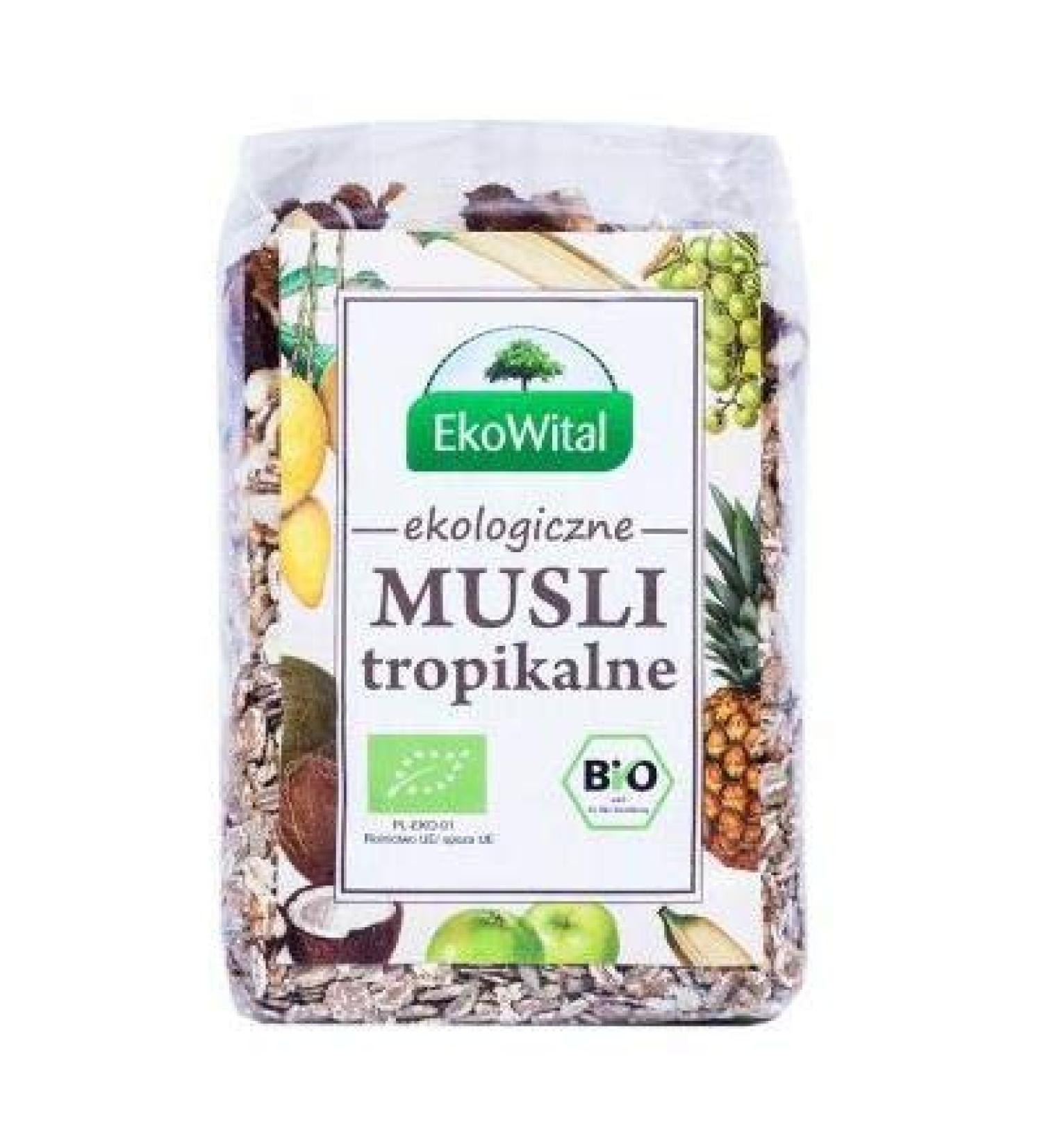 EkoWital Muesli tropical 20% BIO 300 g EkoWital