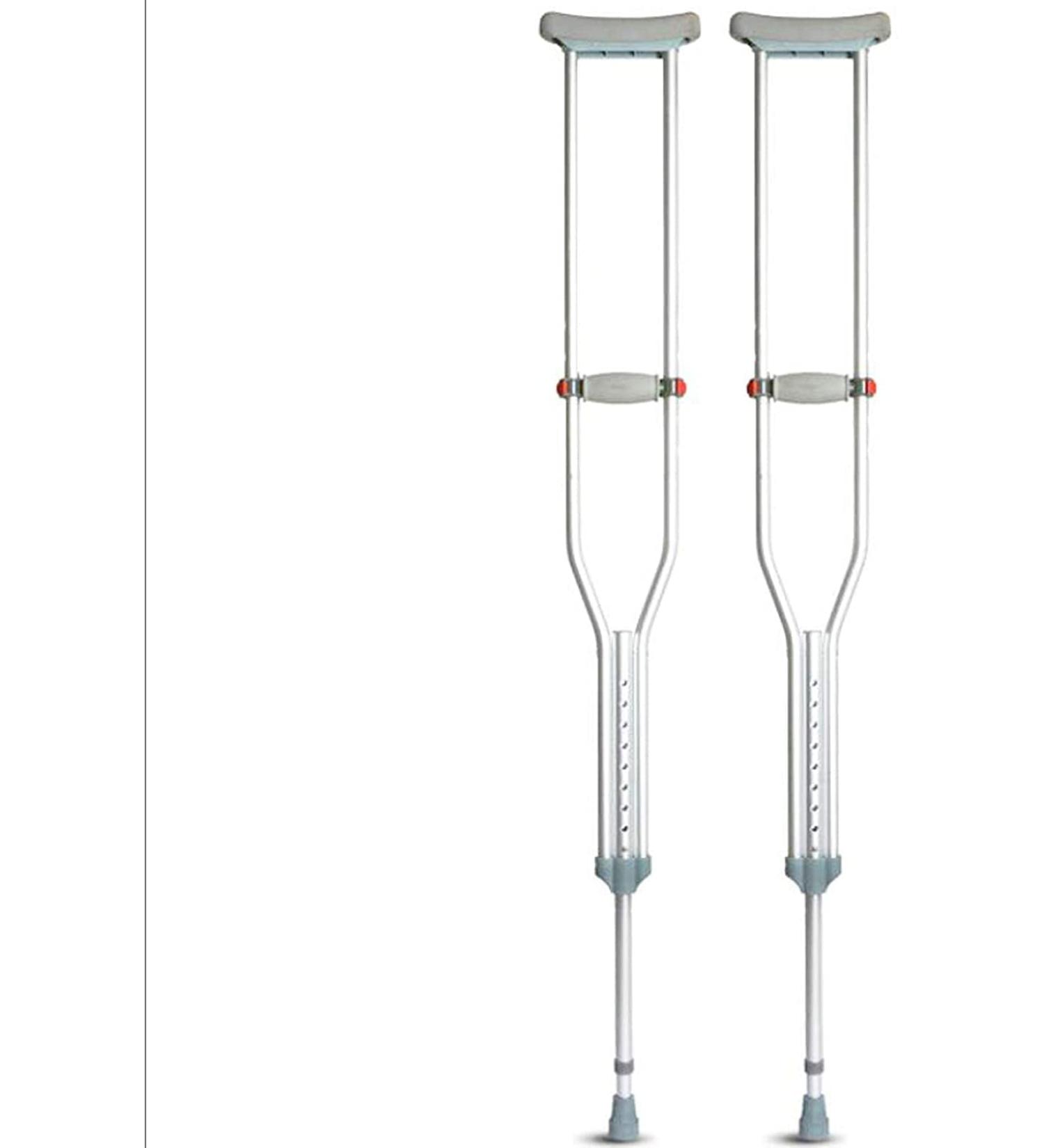 Crutches for Adults Underarm Foldable Crutches Double Adjustable Single Adjustable 98-159Cm Handle to Ground Height Forearm Crutch Assistance Lightweight Walking Aid 1pcs Great for Travel o 2 St A - Buy Online on GoSupps.com