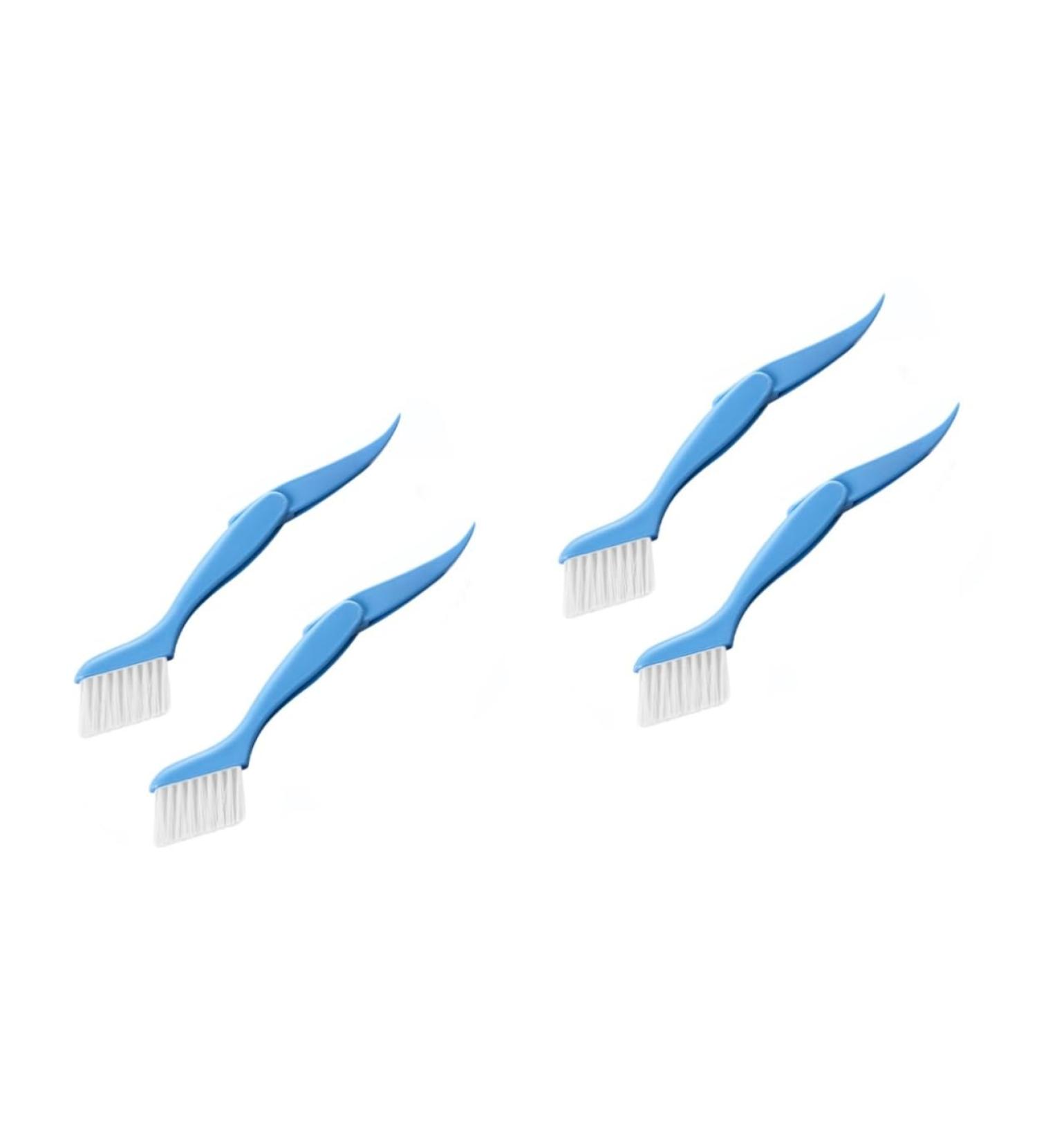 minkissy 4 Pcs 2 Mirror Holder Clips Cleaning Brush Household Cleaning Tools Gems for Teeth Handheld Window Brush Groove Gap Cleaning Tools Cup Brush Nasal Gel Keyboard Shoe Brush - Buy Online on GoSupps.com