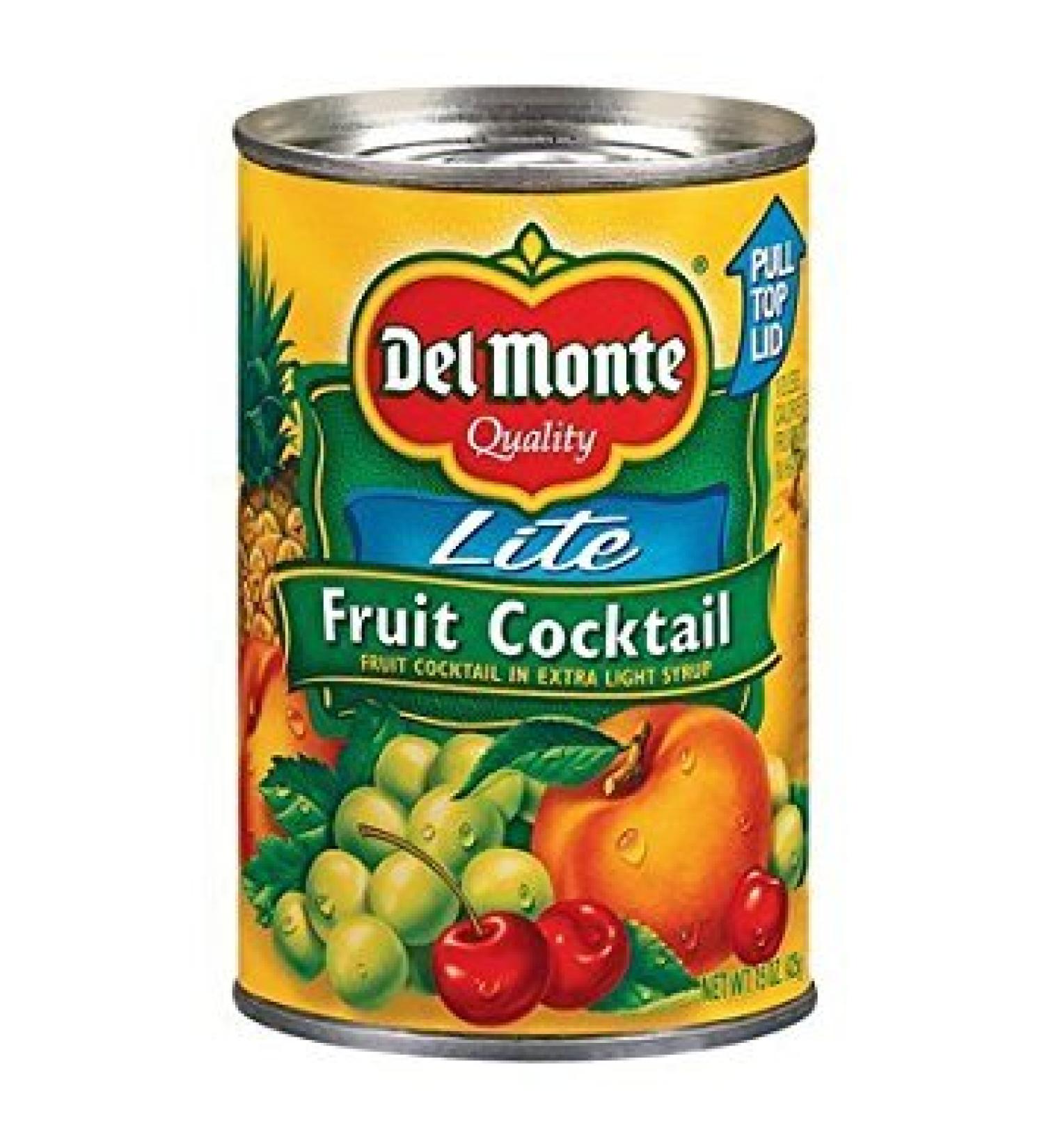 Del Monte, Lite, Fruit Cocktail in Extra Light Syrup, 15oz Can (Pack of 6)
