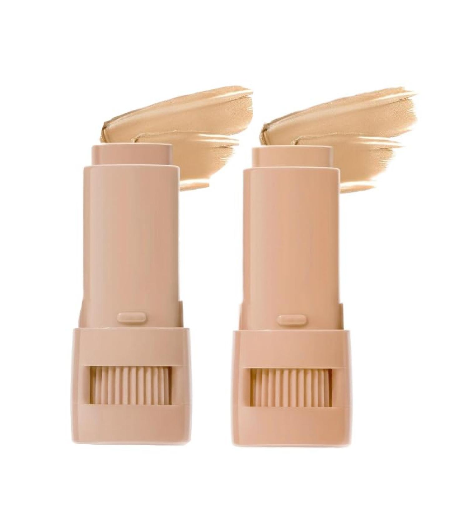Concealer Stick 2 Pack Concealer Conceal And Contour Face Makeup For All Skin Types Longwear Cream Concealer Stick Highlights Moisturizes Natural Full Coverage (0304) - Buy Online on GoSupps.com