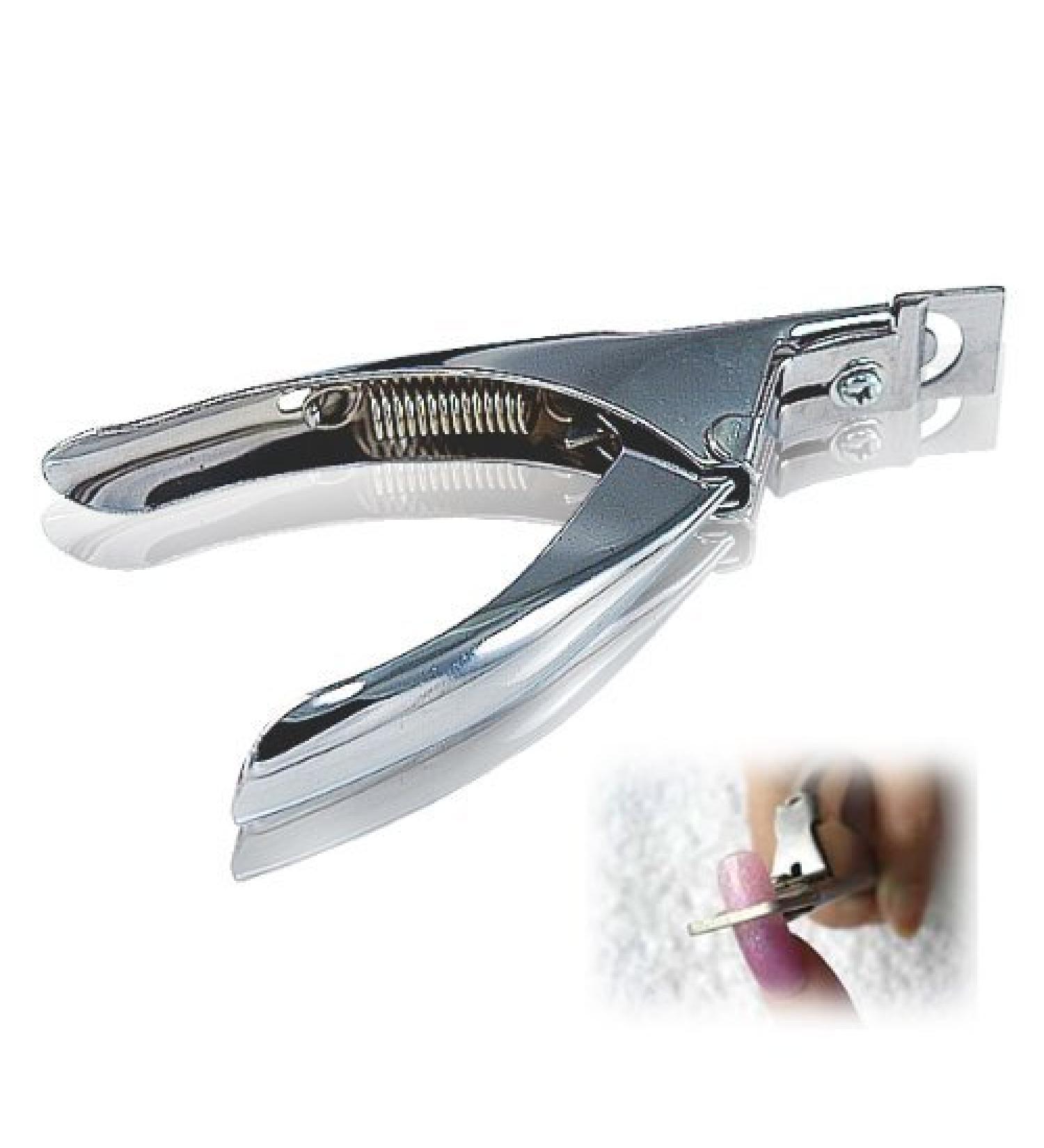 Nail Clippers for False Nails/UV Acrylic Gel Manicure/Glue Pink or Silver