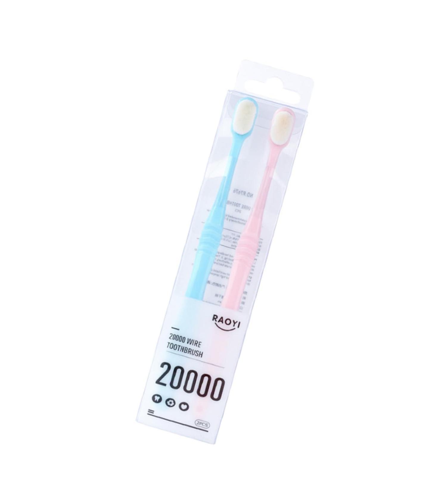 Minkissy Organic Vegan Soft Toothbrush | Sensitive Gums Care | Manual & Children's Toothbrush Set | 2-Pack for Pregnant Women - Buy Online on GoSupps.com