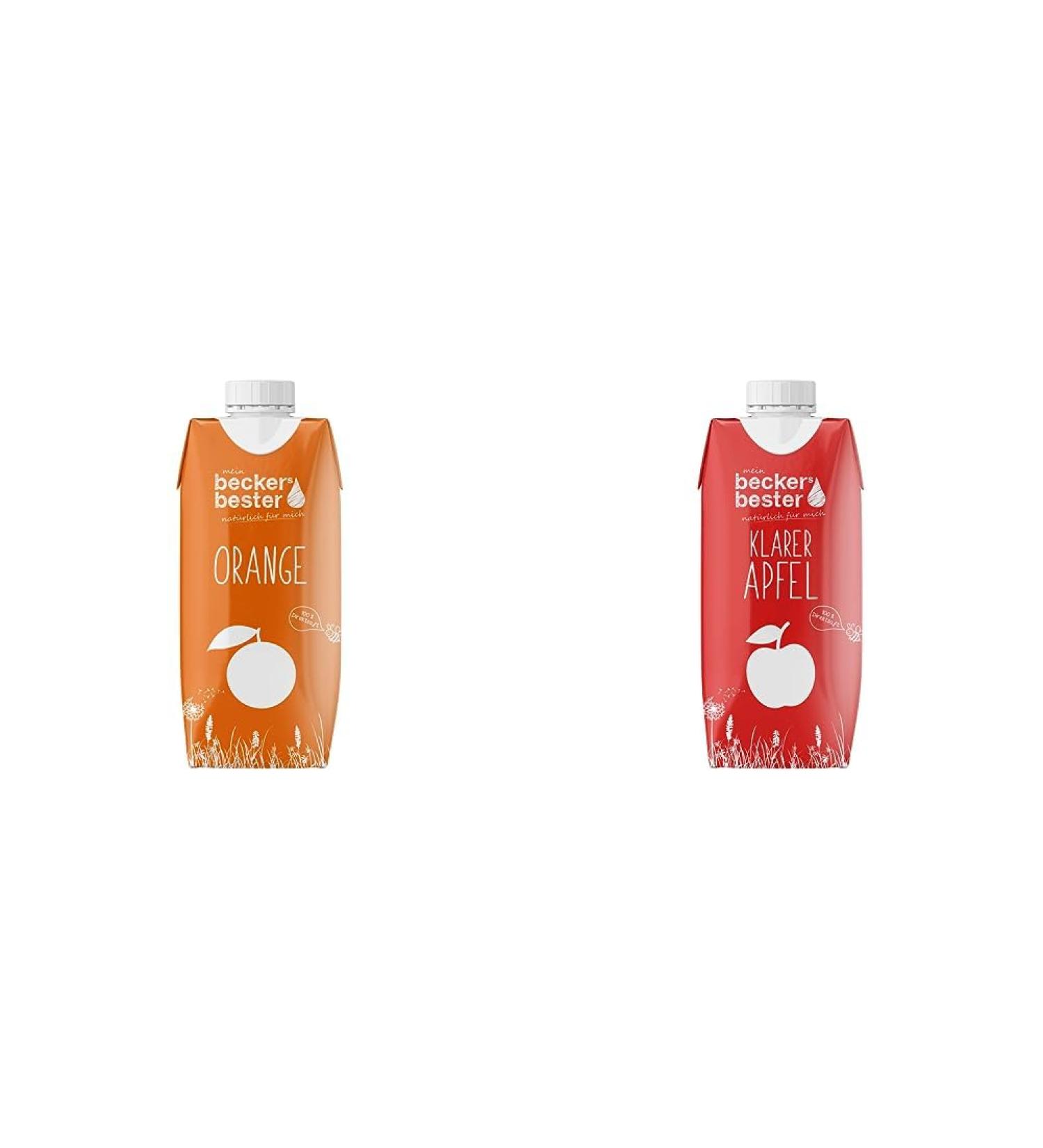 Becker's Best Orange Juice 12-Pack | 100% Natural & Lactose-Free | 330ml Bundle - International Shipping Available - Buy Online on GoSupps.com