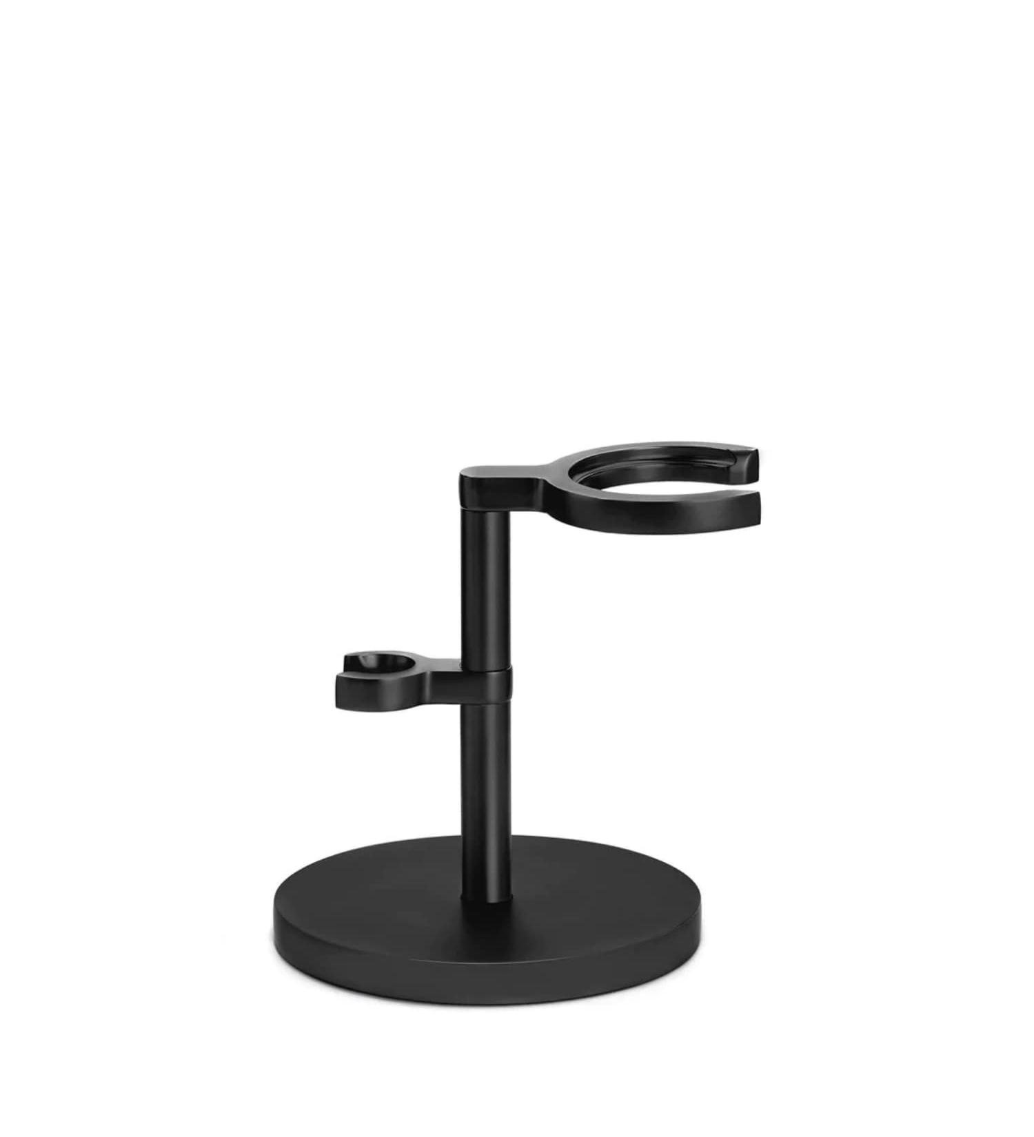 M HLE Rocca Series Matte Black Shaving Set Stand