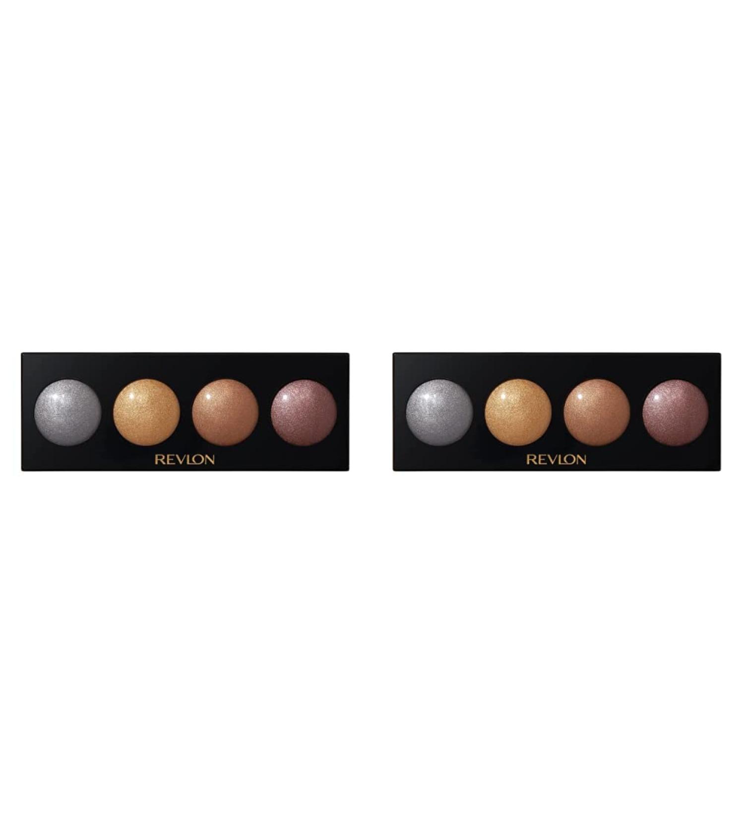 REVLON Cr me Eyeshadow Palette 715 Precious Metals 0.12 Oz - Pack of 2 | Creamy, Pigmented, Crease-Resistant Eye Makeup with Matte & Shimmer Finishes - Buy Online on GoSupps.com