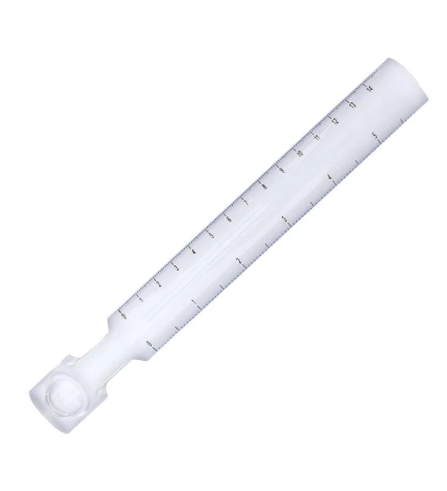 AJOIDR Portable 10x Magnifying Bar Magnifier Ruler Fitting for Reading Small Prints & Document Quality Acrylic Material Made - Buy Online on GoSupps.com