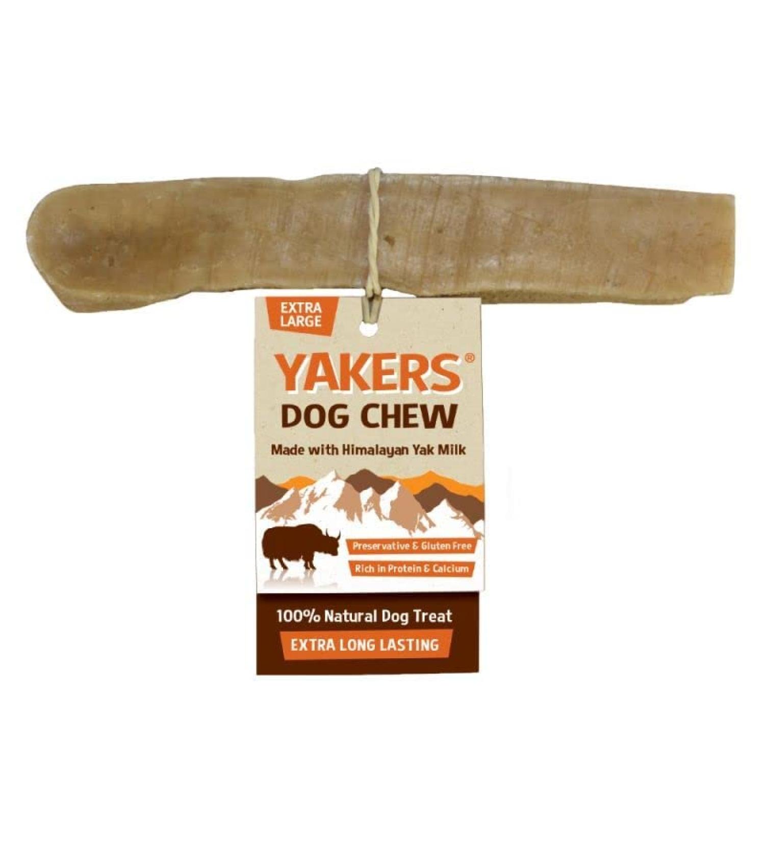 Yakers Dog Chew Extra Large x 2 - Yak Milk Value Pack of 2 - Save! - Buy Online on GoSupps.com