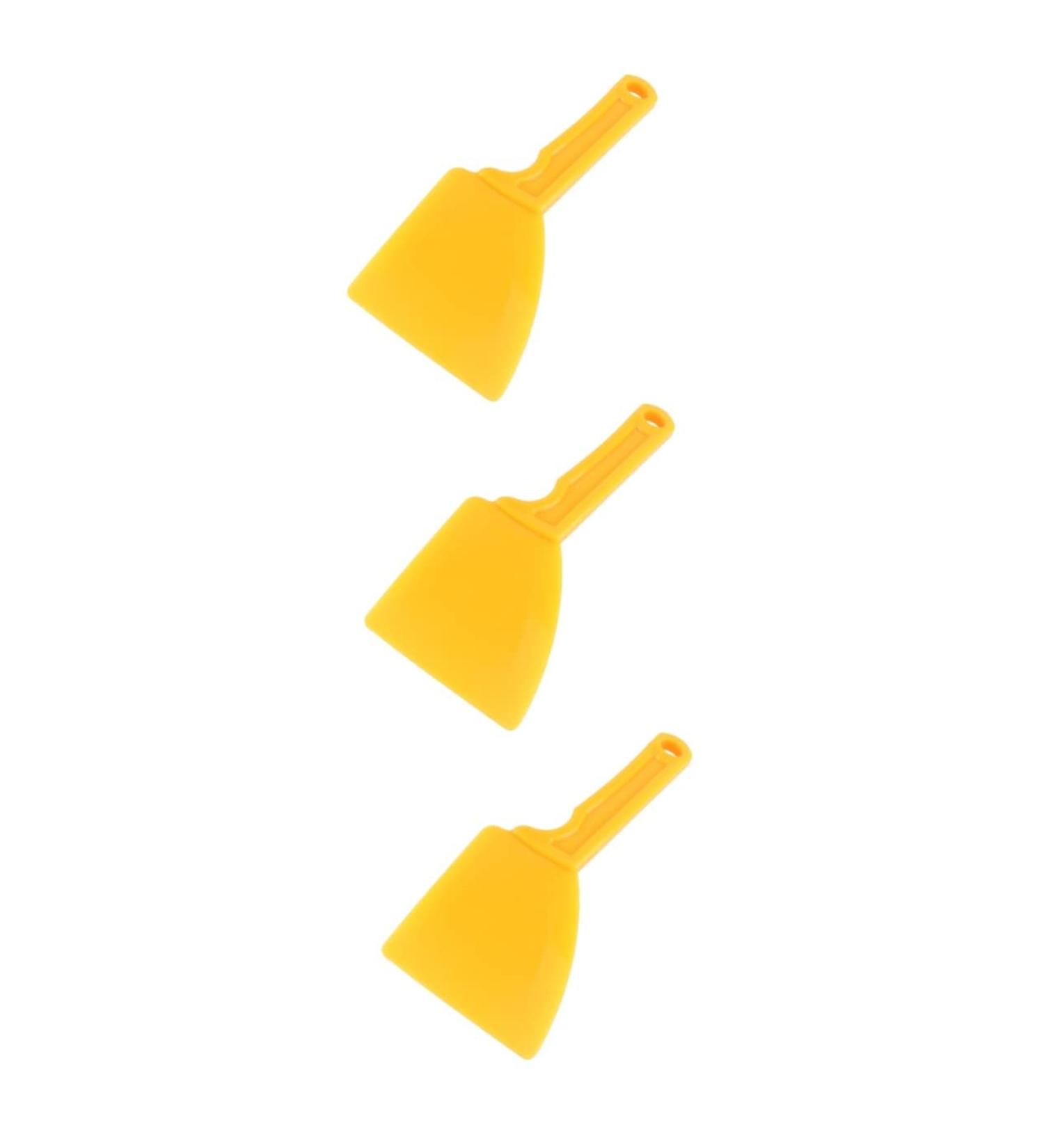 POPETPOP 3 Pcs Plastic Honey Spatula Honey Harvesting Tool Squeegee Honey Collecting Tool Beekeeping Supplies 20x10.5cm x3pcs Yellowx3pcs - Buy Online on GoSupps.com