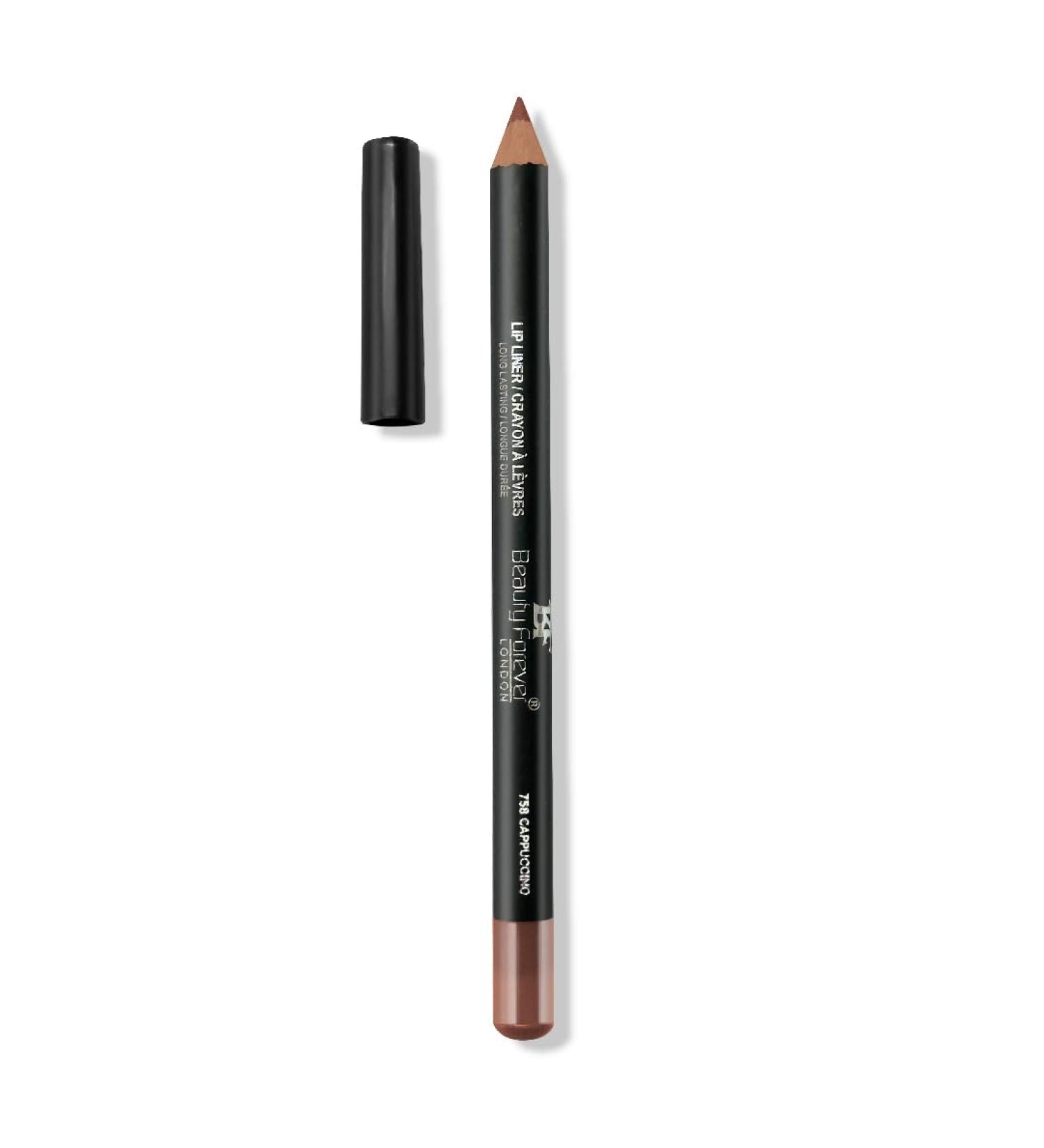 Beauty Forever Creamy & Anti-Smudge Lip Liner 1gm (758 Cappuccino) - Buy Online on GoSupps.com