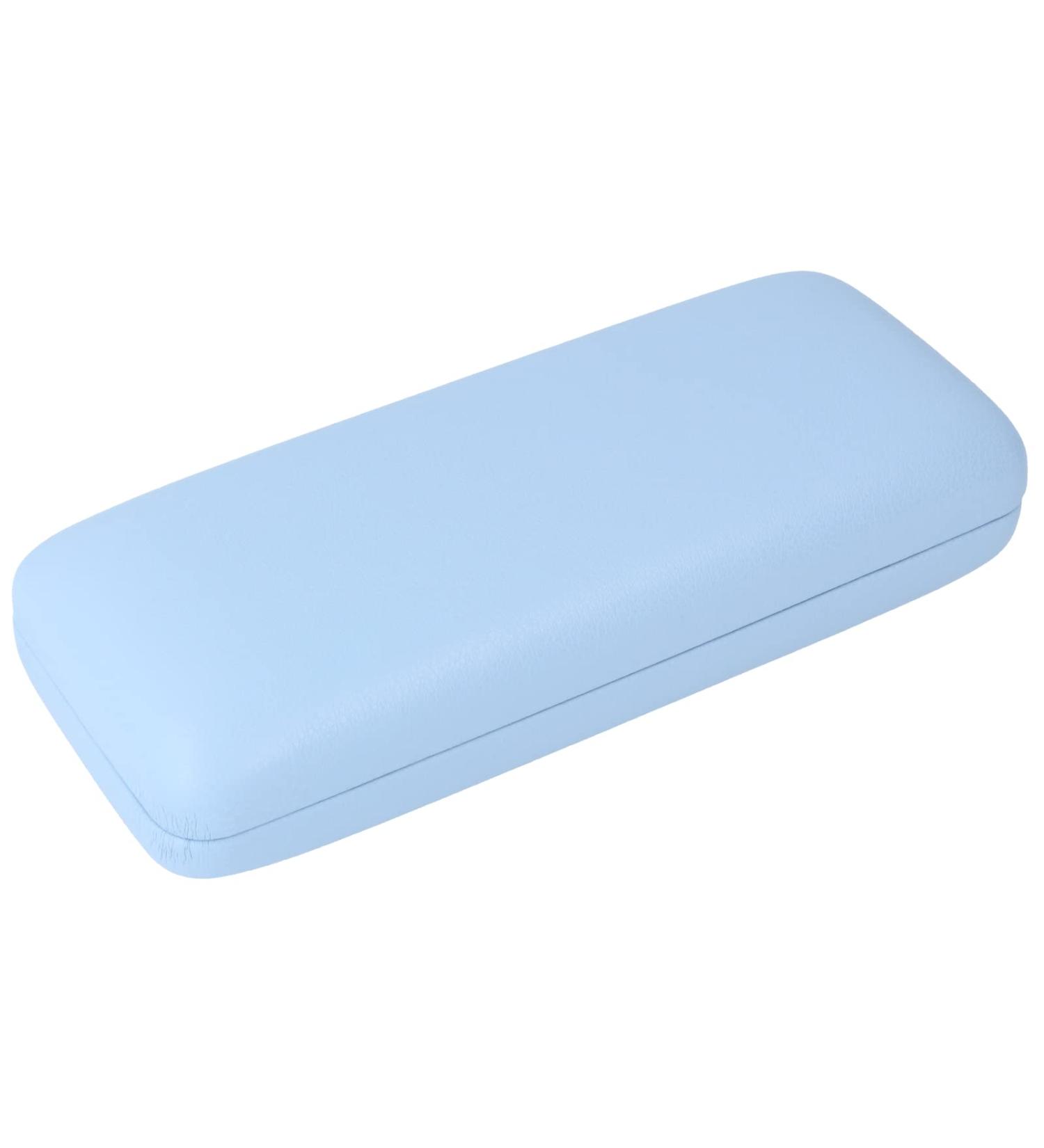 BIP Stylish glasses case Martinique Pastel with metal hinge in a shade of blue