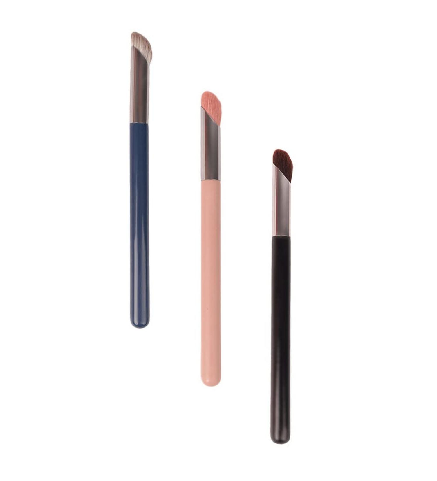 Beaupretty 3Pcs Concealer Brush Set - Mini Angled Flat Top & Under Eye Brushes for Perfect Concealing Blending & Buffing - International Shipping Available - Buy Online on GoSupps.com