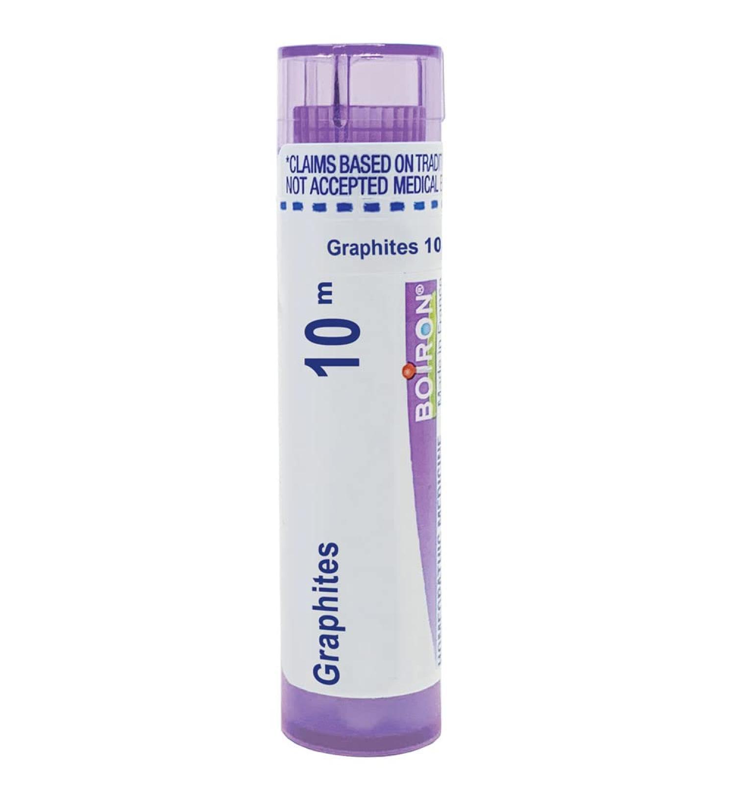 Buy Boiron Graphites 10M - Homeopathic Remedy for Fissures & Thick Scars - 80 Pellets | International Shipping Available - Buy Online on GoSupps.com
