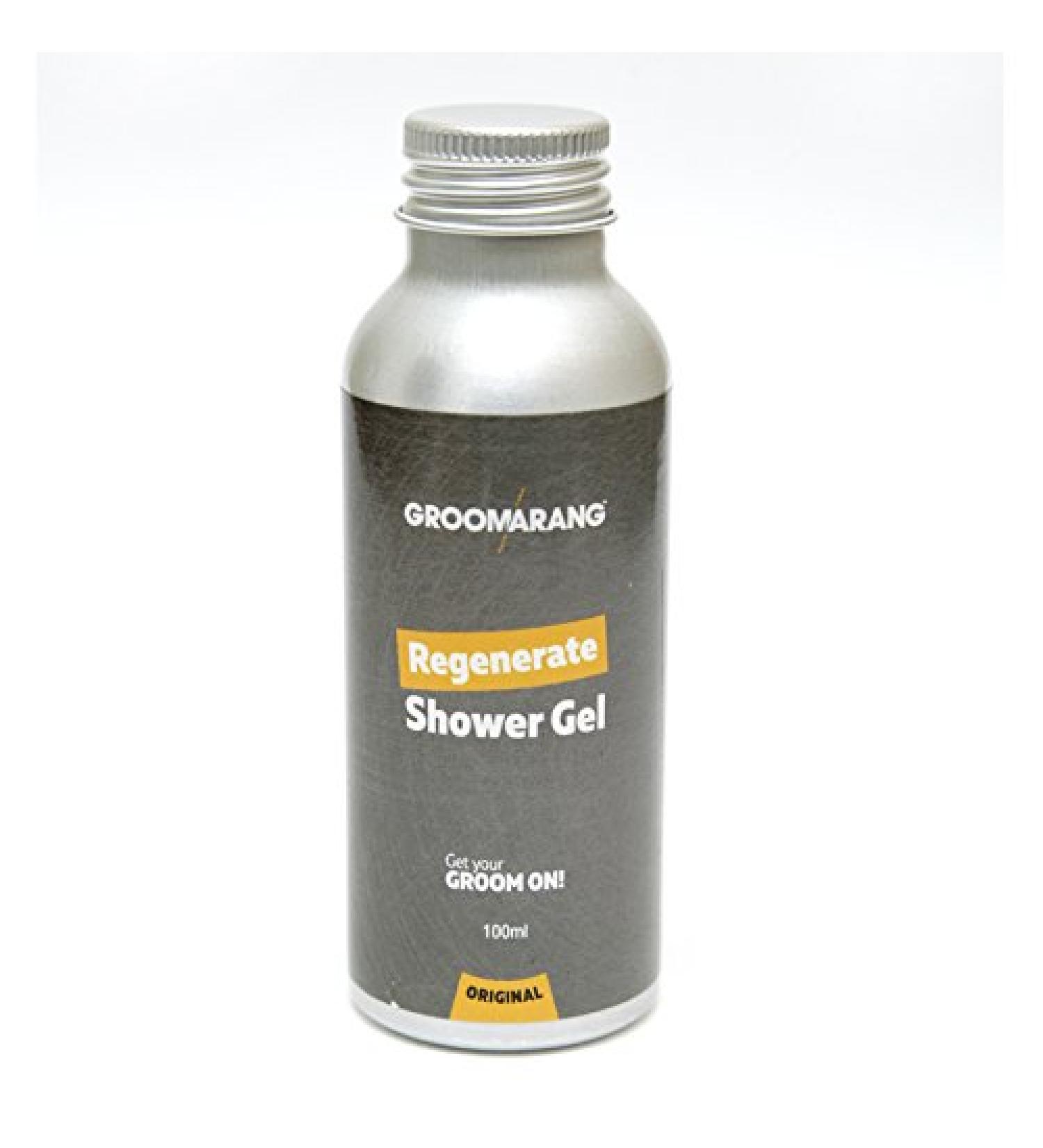 Groomarang Original Regenerate Shower Gel Refresh & Energise 100% Natural Skin Care Organic & Vegan 100ml - Buy Online on GoSupps.com