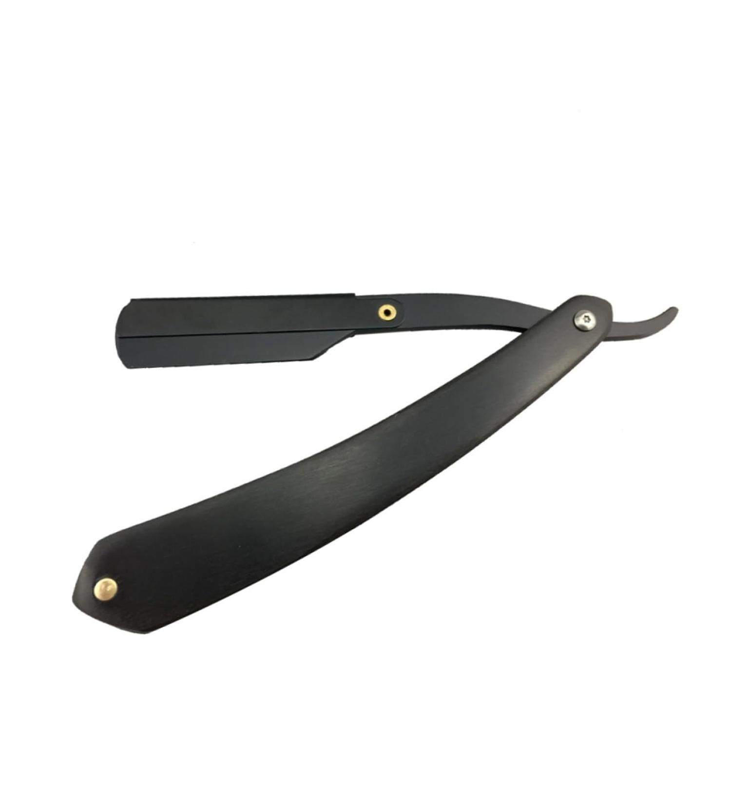 Doitool Razor with Wooden Handle - Safe Metal Shaving Razor for Men | Barber Steel Manual Eyebrow Knife - Buy Online on GoSupps.com