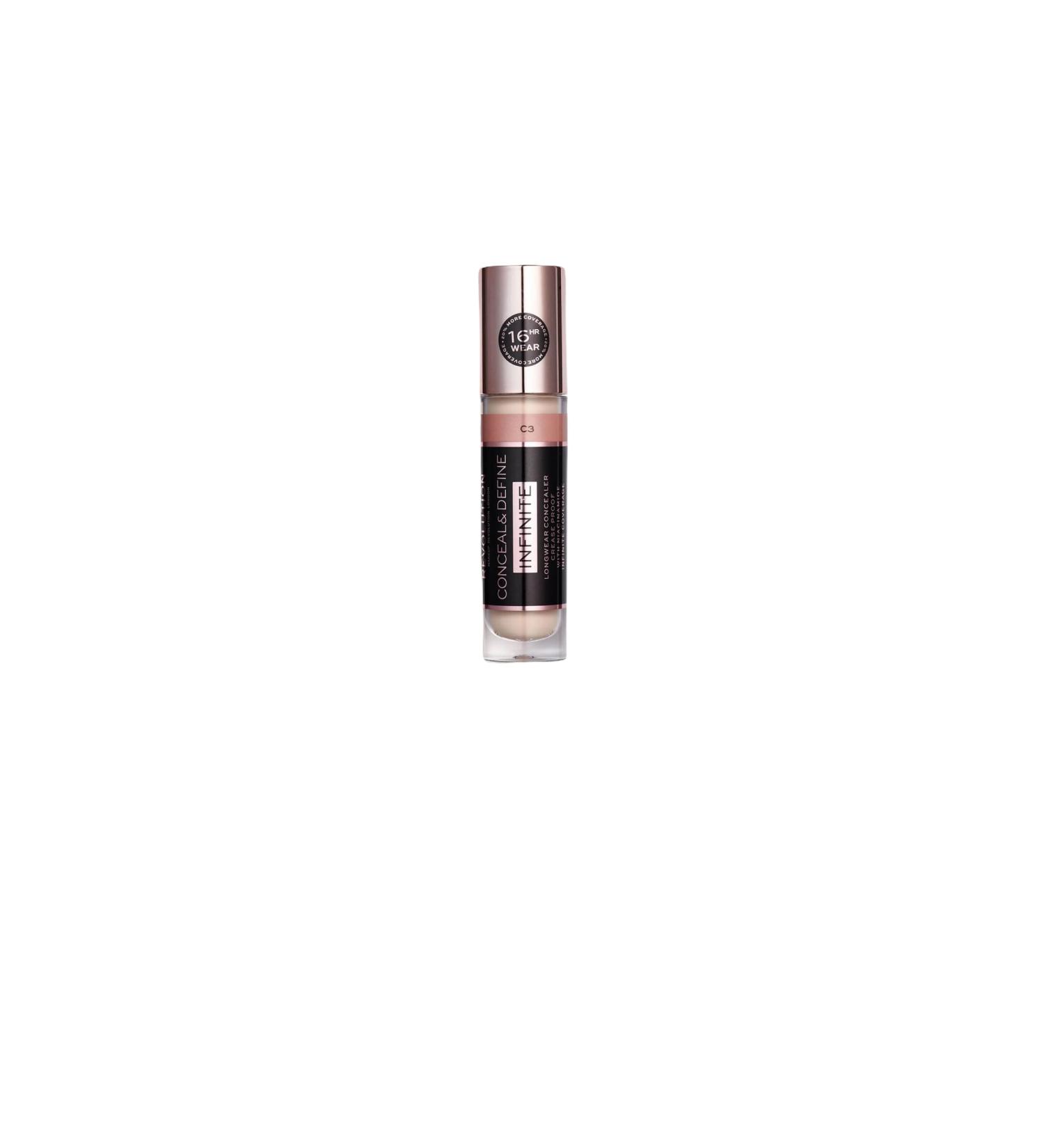 Revolution Conceal and Define Infinite - Long-Lasting Concealer for Flawless Skin | Buy Internationally - Buy Online on GoSupps.com