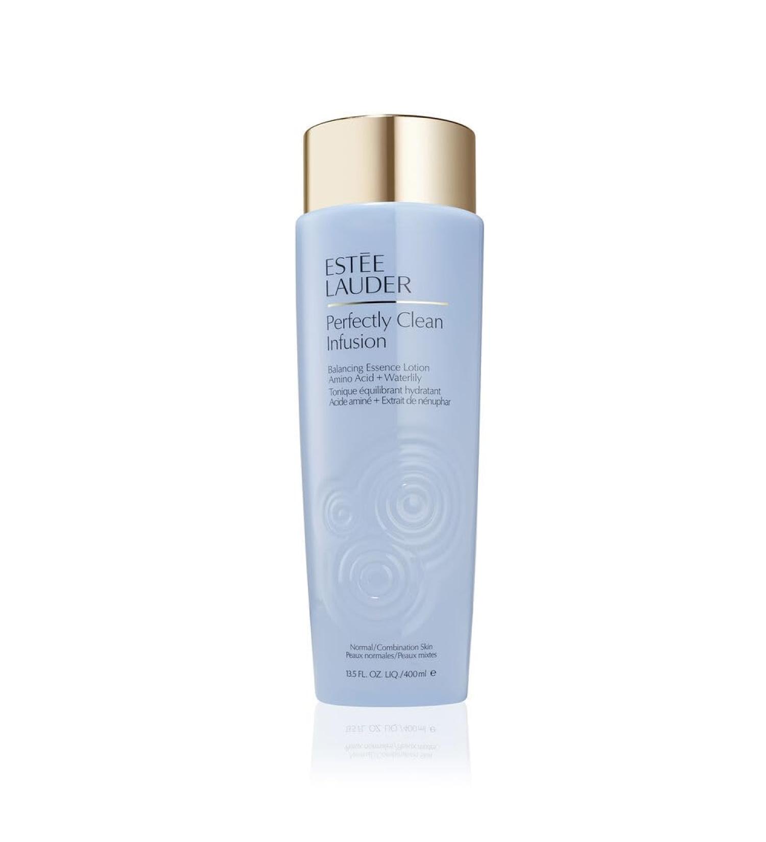 Est e Lauder Perfectly Clean Infusion Balancing Skin Essence Lotion | Amino Acid & Waterlily | 13.5 oz | International Shipping Available - Buy Online on GoSupps.com