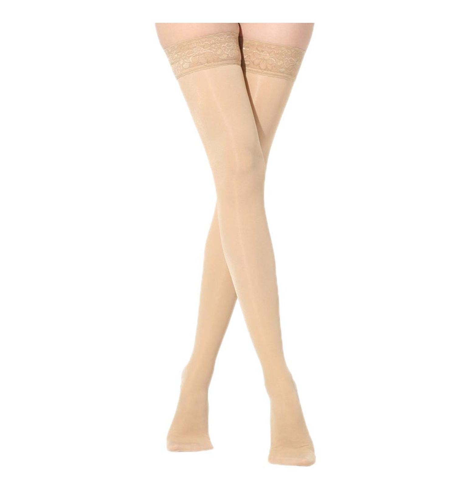 Keepmore Thigh-High Compression Stockings - 23-32 mmHg Graduated Support for Varicose Veins Edema | Medical Stockings for Men & Women - Buy Online on GoSupps.com
