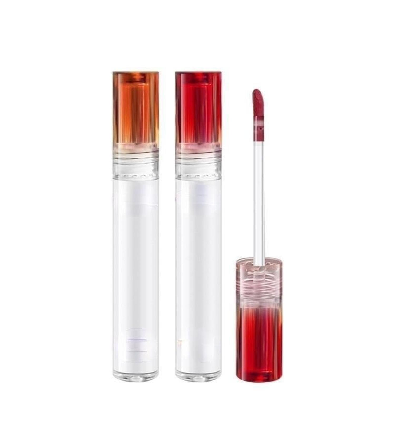 BADALO Velvet Mist Water Mist Lip Mud Soft Silky Matte Vegan White Non-stick Lip Gloss Lip Glaze Lipstick (Color : 4 Bray roasted milk)