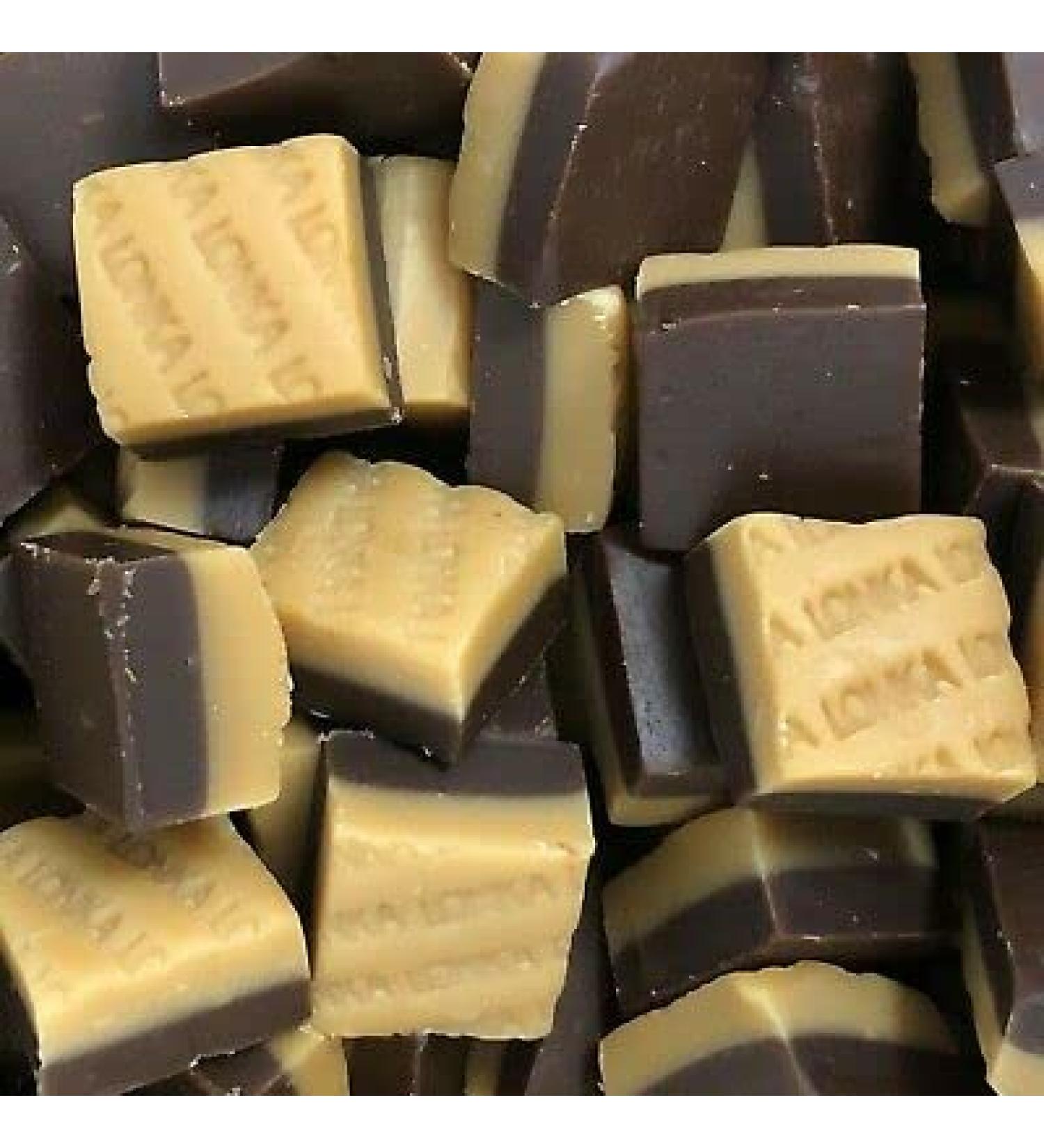 Ellies Jellies Chocolate & Vanilla Fudge 100g Bag
