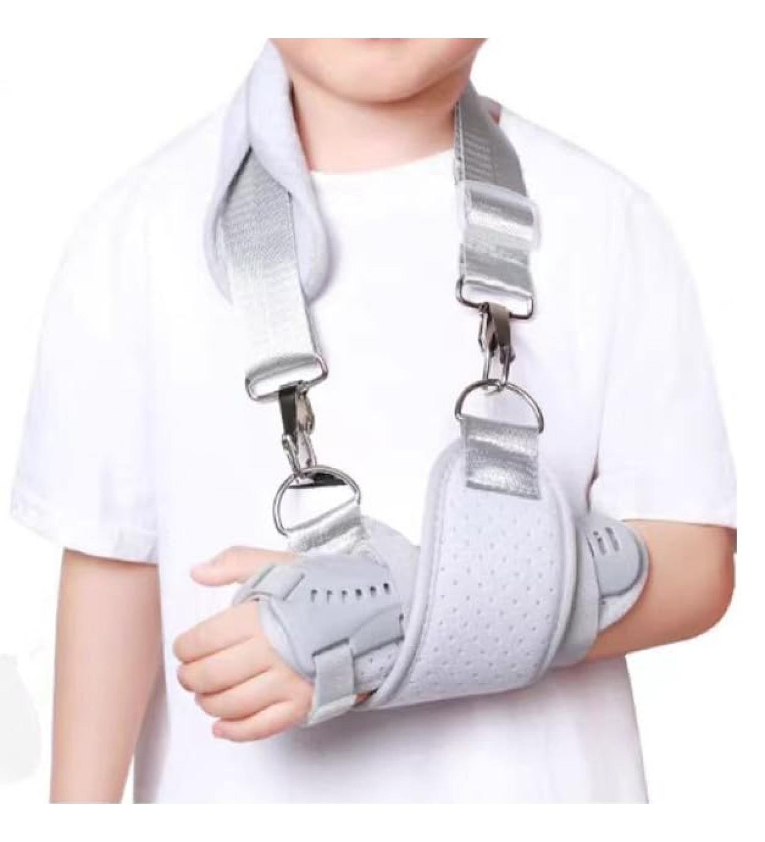 Buy Kids Wrist Brace & Arm Sling | Adult & Youth Hand Immobilizer for Sprains & Tendonitis - Left Hand Small - International Shipping - Buy Online on GoSupps.com