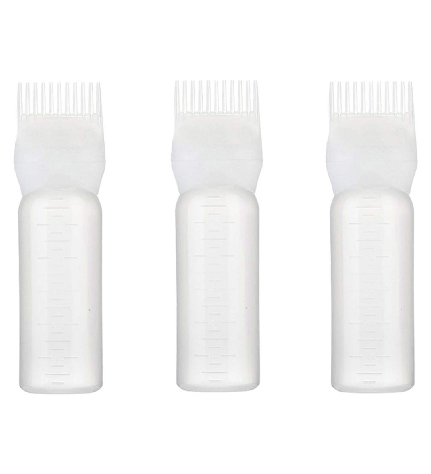 Minkissy Hair Coloring Tools - 3-Piece Root Ridge Applicator Bottle & Brush Set for Easy Hair Dye Application - Buy Online on GoSupps.com